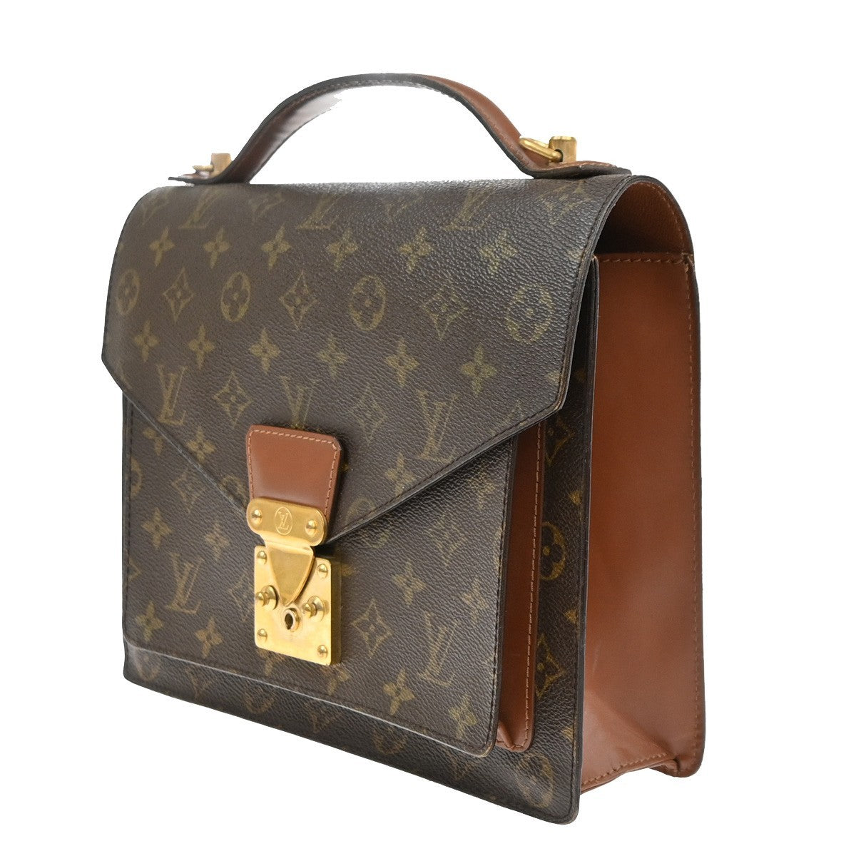 LOUIS VUITTON Monceau 28 2Way Shoulder Hand Bag Monogram Leather M51185 35MA646