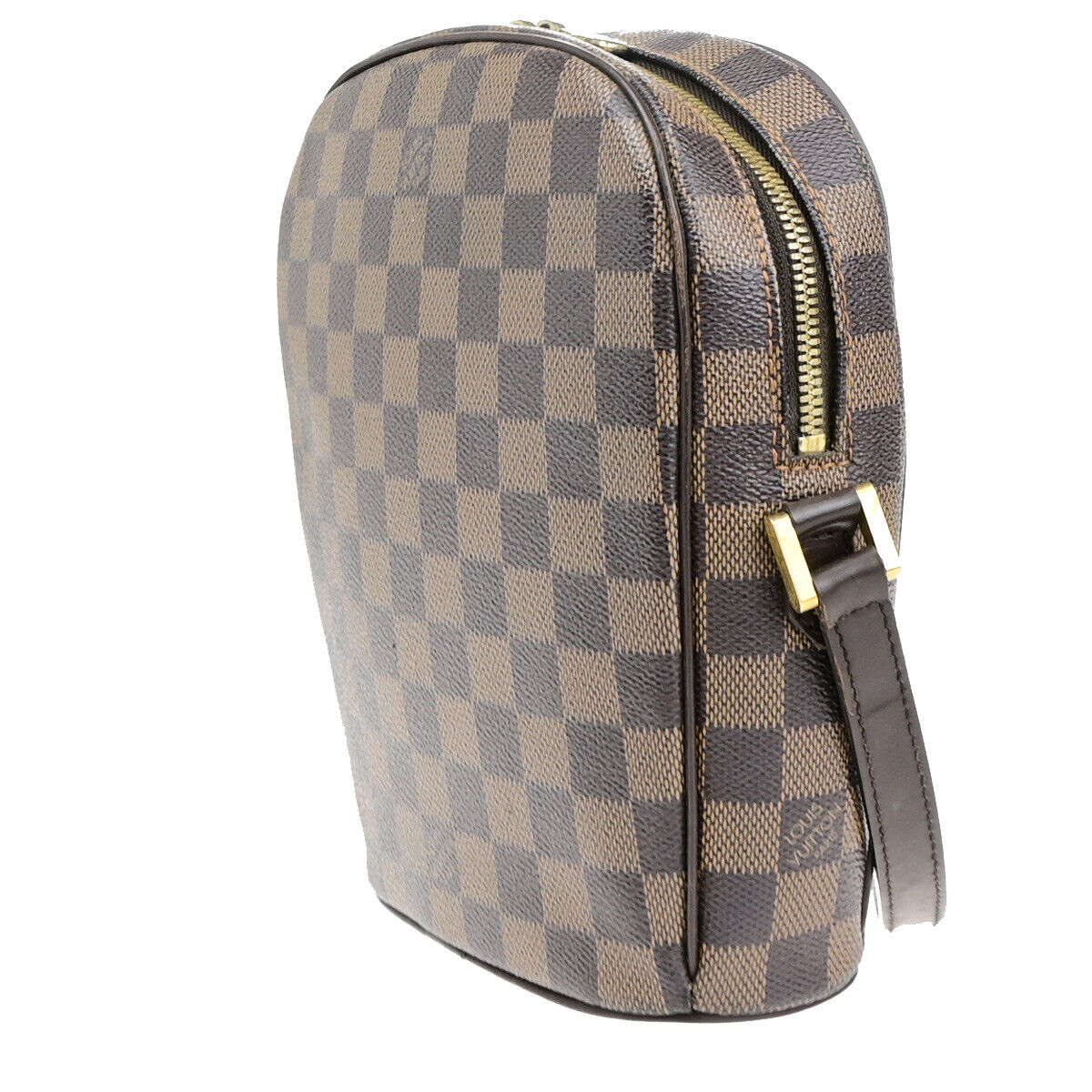 LOUIS VUITTON Ipanema PM Shoulder Bag Damier Ebene Leather Brown N51294 74YG089