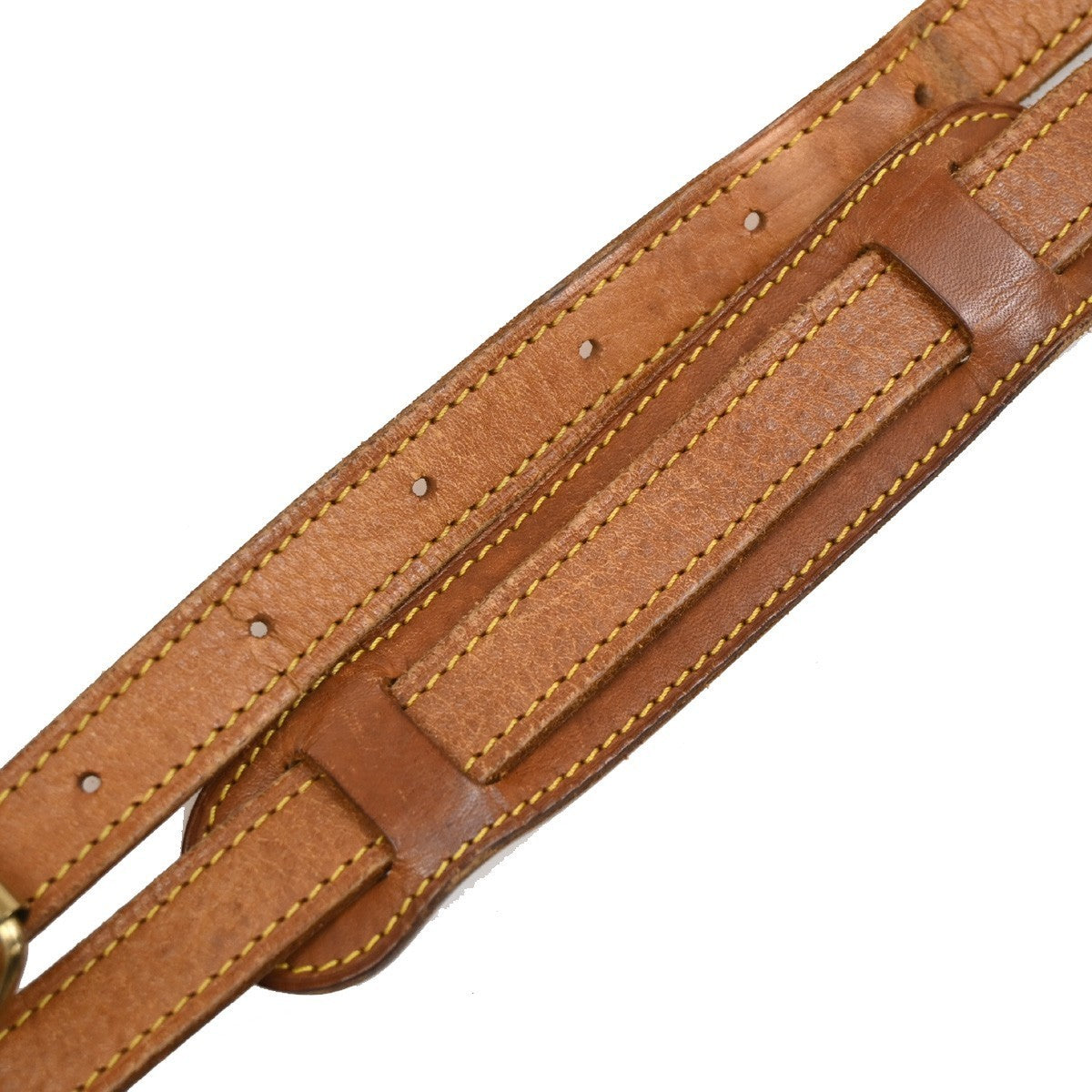 LOUIS VUITTON Logo Saumur 30 Shoulder Bag Monogram Leather Brown M42256 39PA086