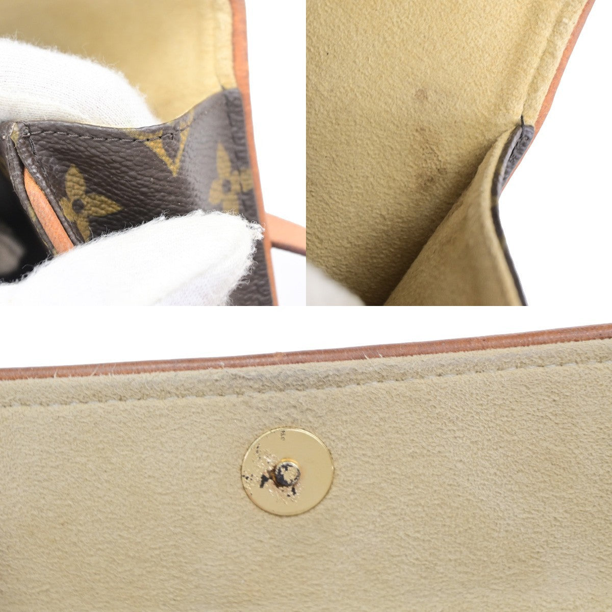 LOUIS VUITTON Pochette Florentine Bum Bag Monogram Leather Brown M51855 33PA133