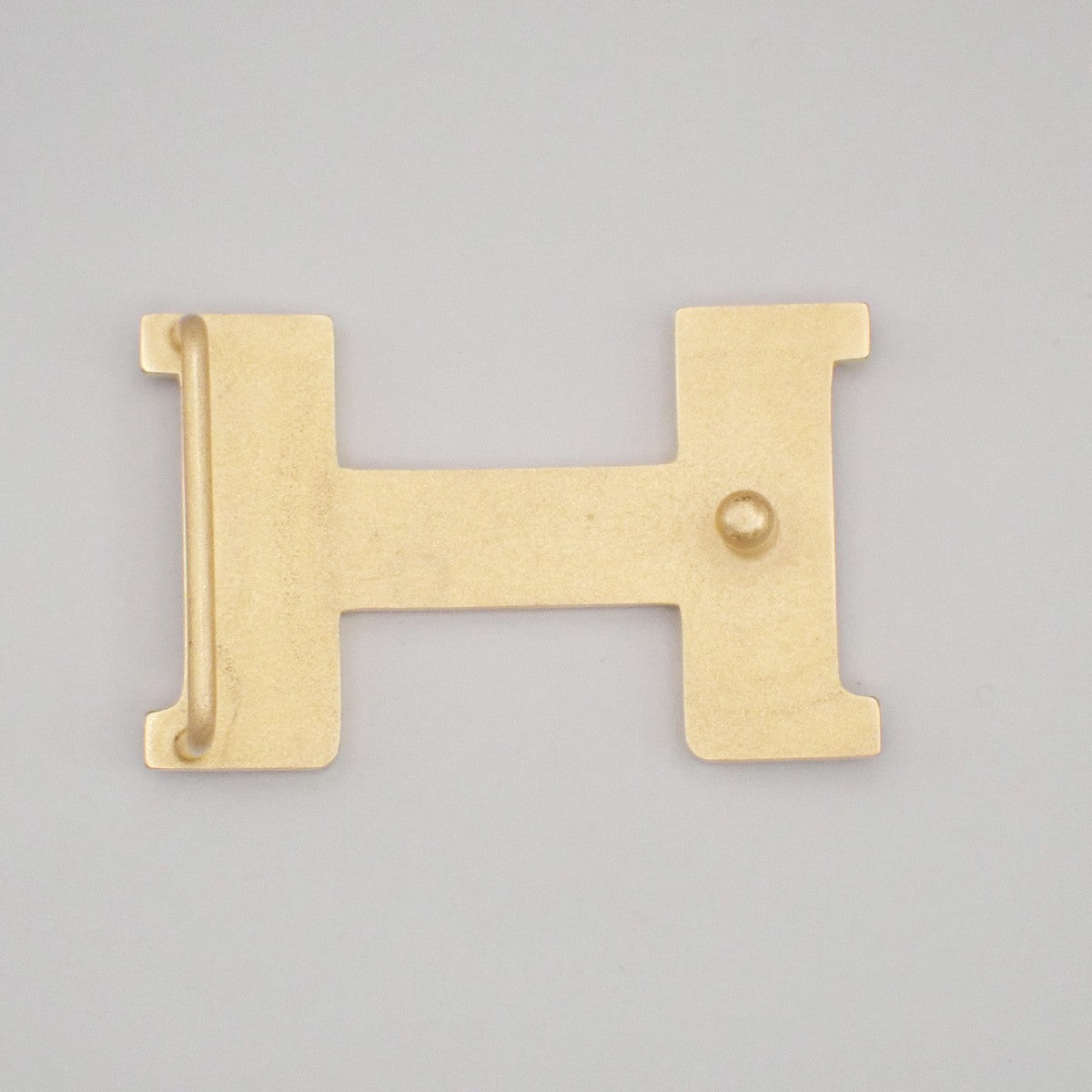HERMES H Logo Constance Buckle Metal Gold Plated 30RL995