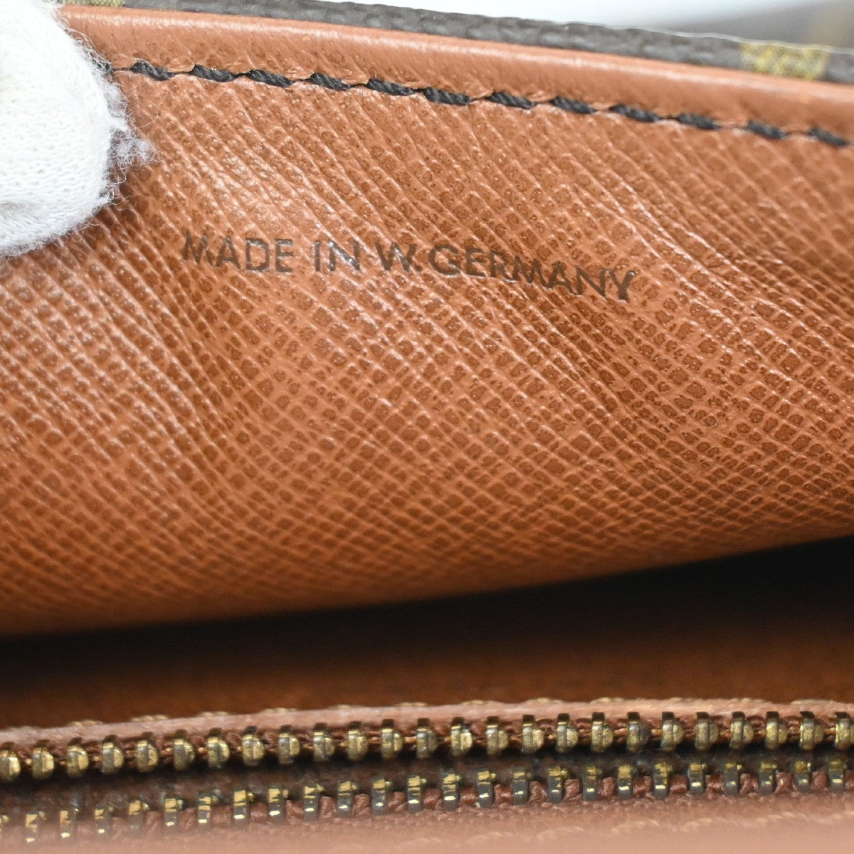 LOUIS VUITTON Saint Cloud MM Shoulder Bag Monogram Leather Brown M51243 82KC898