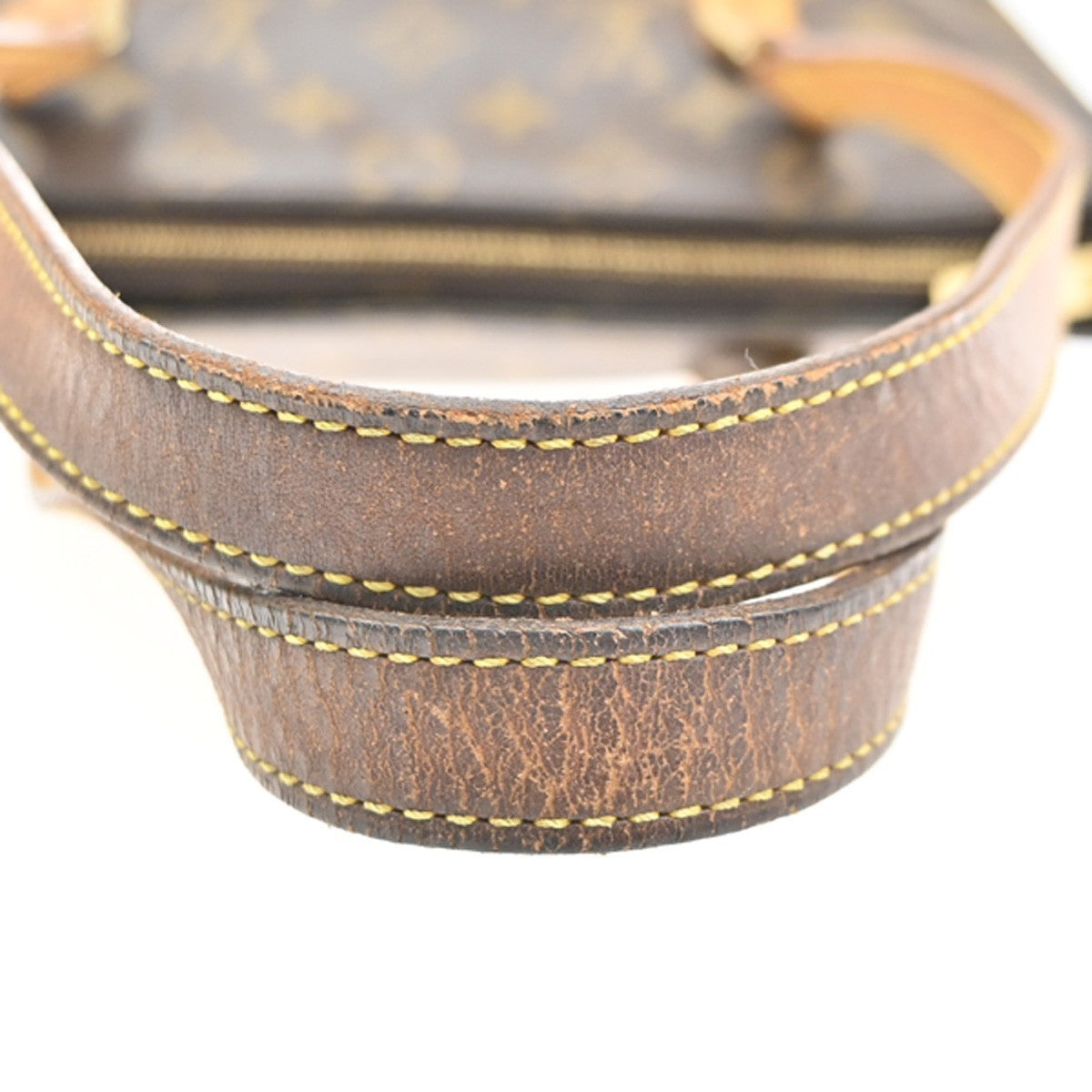 LOUIS VUITTON Cabas Piano Shoulder Bag Monogram Leather Brown M51148 35MA535