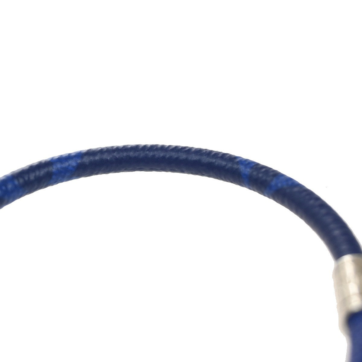 LOUIS VUITTON Neo Split Bracelet Monogram Taigarama Leather Blue M6568D 69KB463
