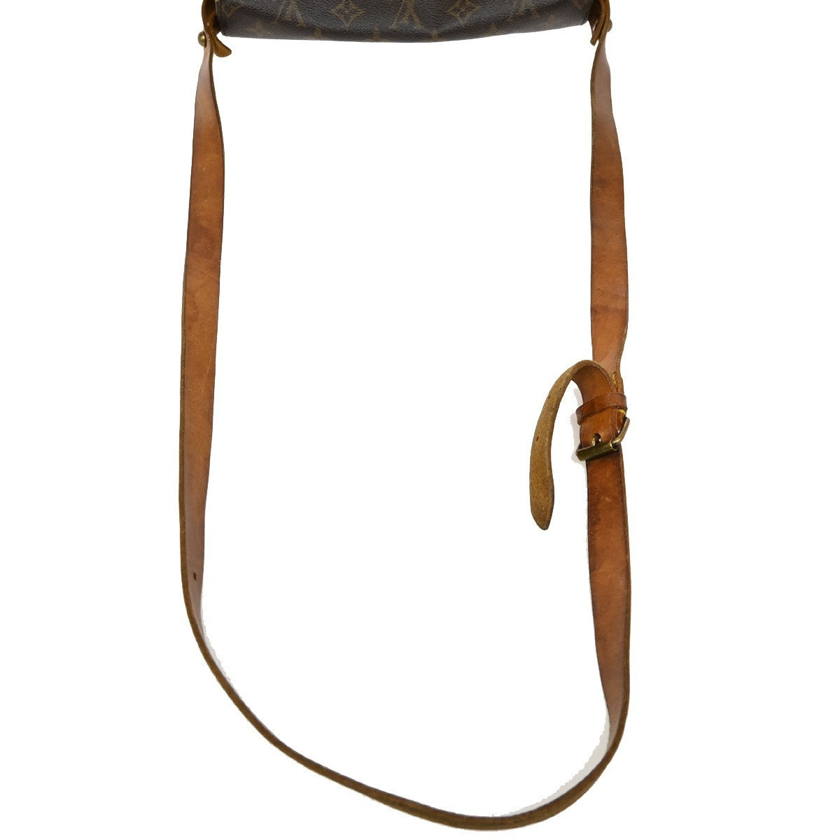 LOUIS VUITTON Cartouchiere GM Shoulder Bag Monogram Leather Brown M51252 64KB581