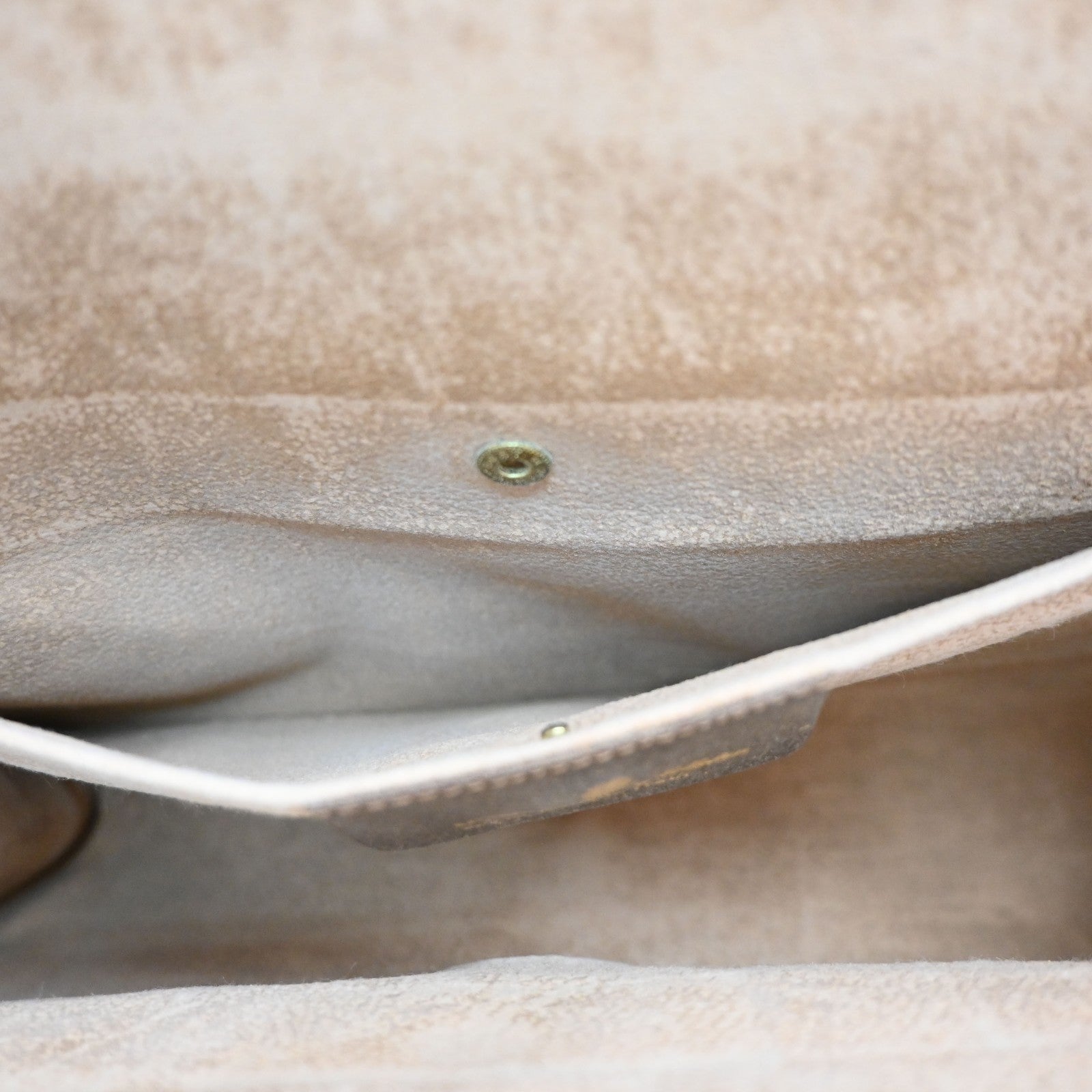 GUCCI GG Sherry Pattern Clutch Hand Bag PVC Leather Brown Italy 09KD128