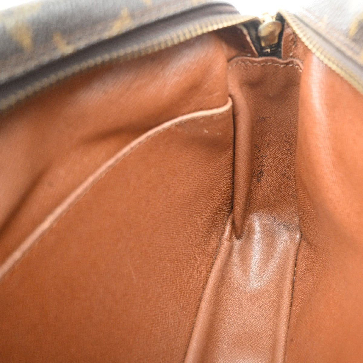 LOUIS VUITTON Compiegne 28 Clutch Hand Bag Monogram Leather Brown M51845 60KD201
