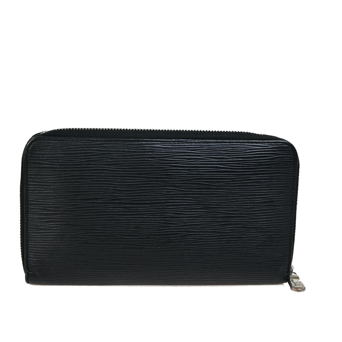LOUIS VUITTON Zippy Organizer Long Wallet Epi Leather Black SHW M62643 69YF748
