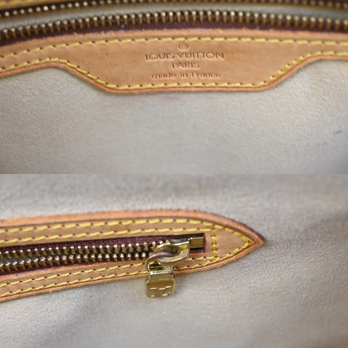 LOUIS VUITTON BABYLONE Shoulder Bag Monogram Leather Brown France M51102 32YJ032