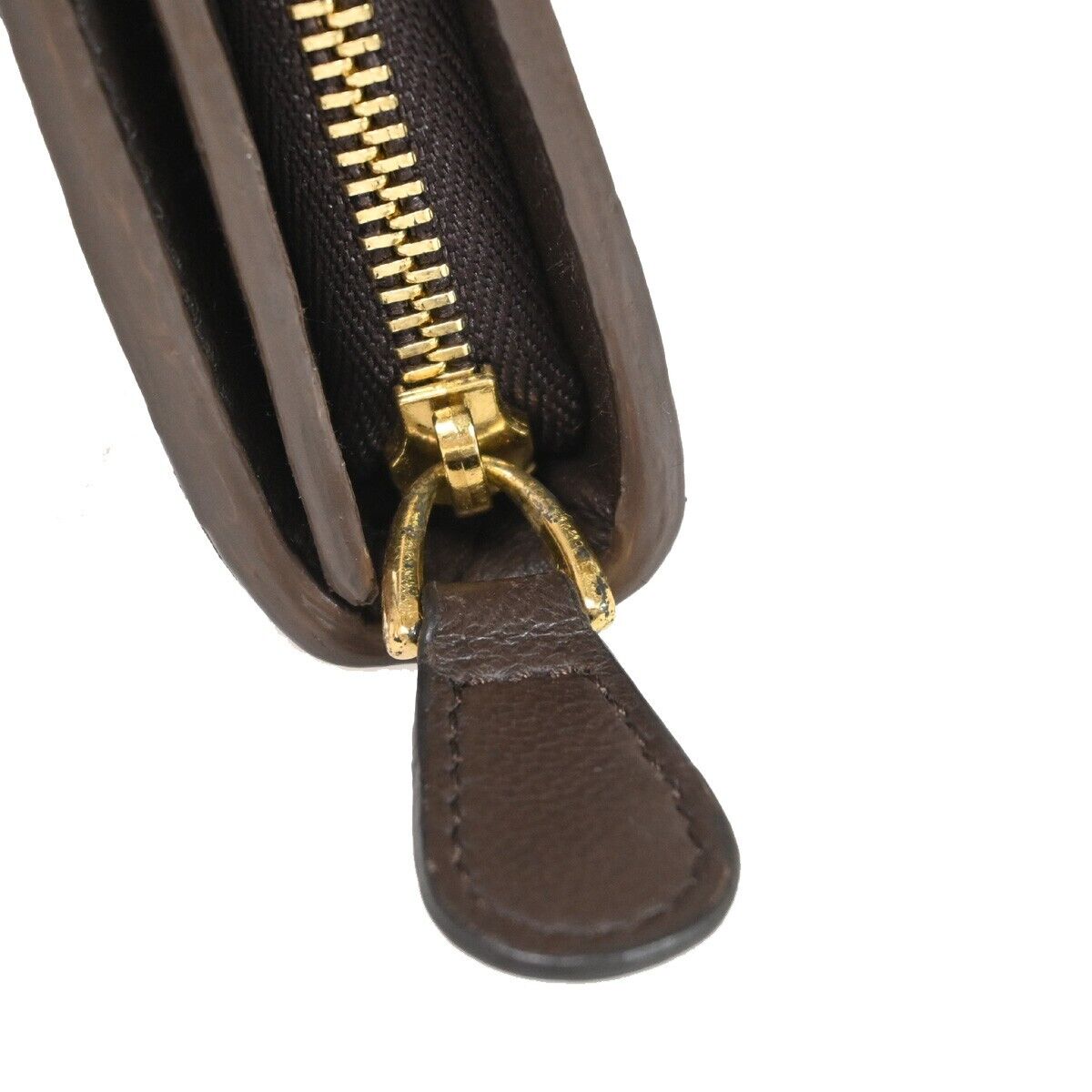 BOTTEGA VENETA Logo Intrecciato Long Bifold Wallet Leather Brown Italy 36EA551