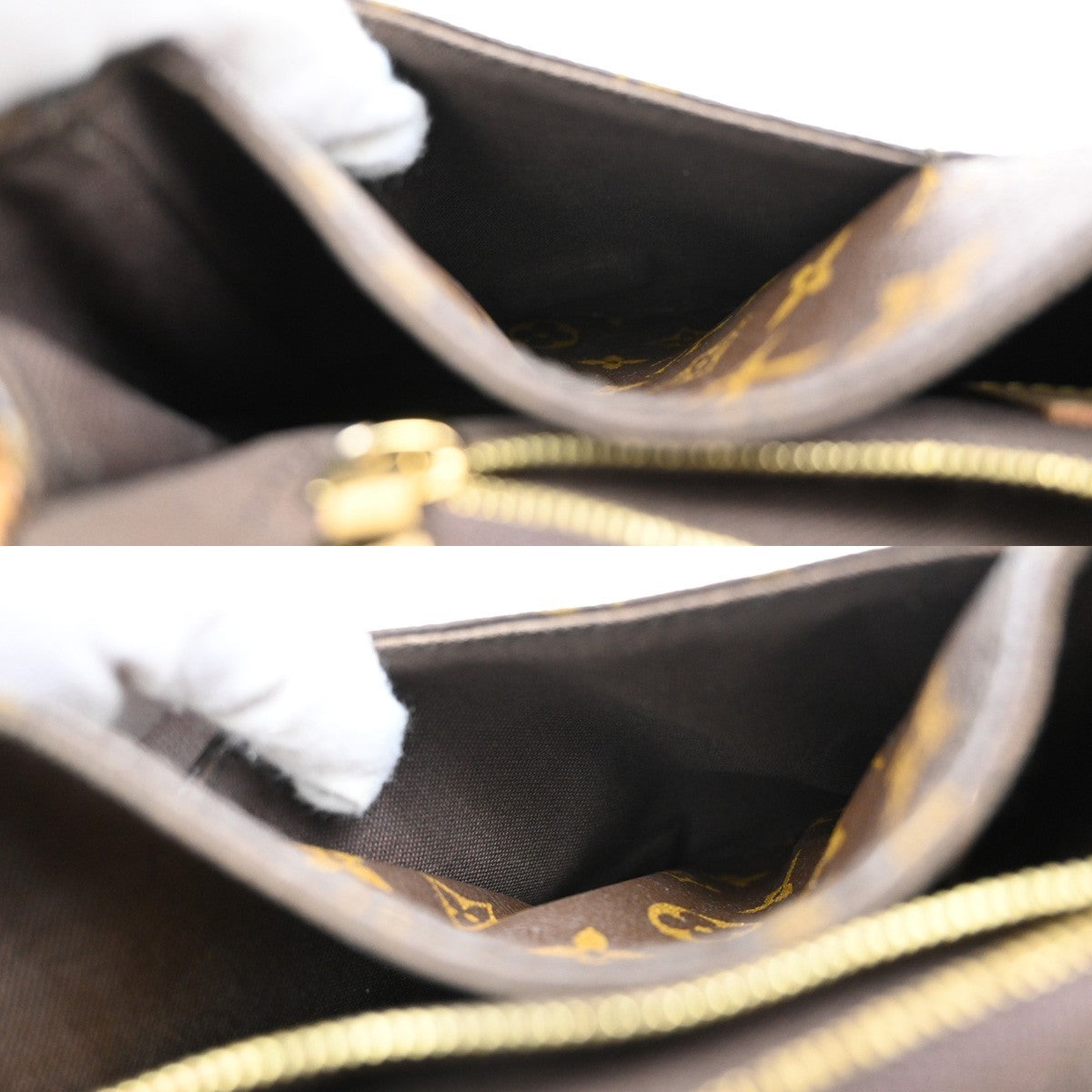 LOUIS VUITTON Menilmontant PM Shoulder Bag Monogram Leather BN M40474 72KB655