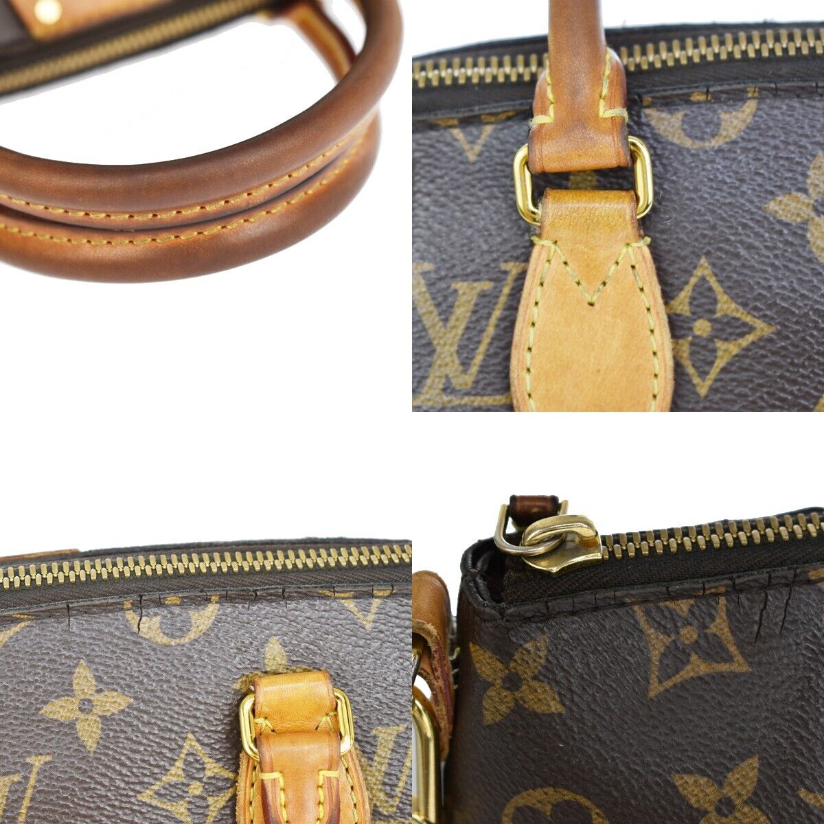 LOUIS VUITTON Turenne PM 2Way Hand Bag Monogram Leather Brown M48813 98YB867