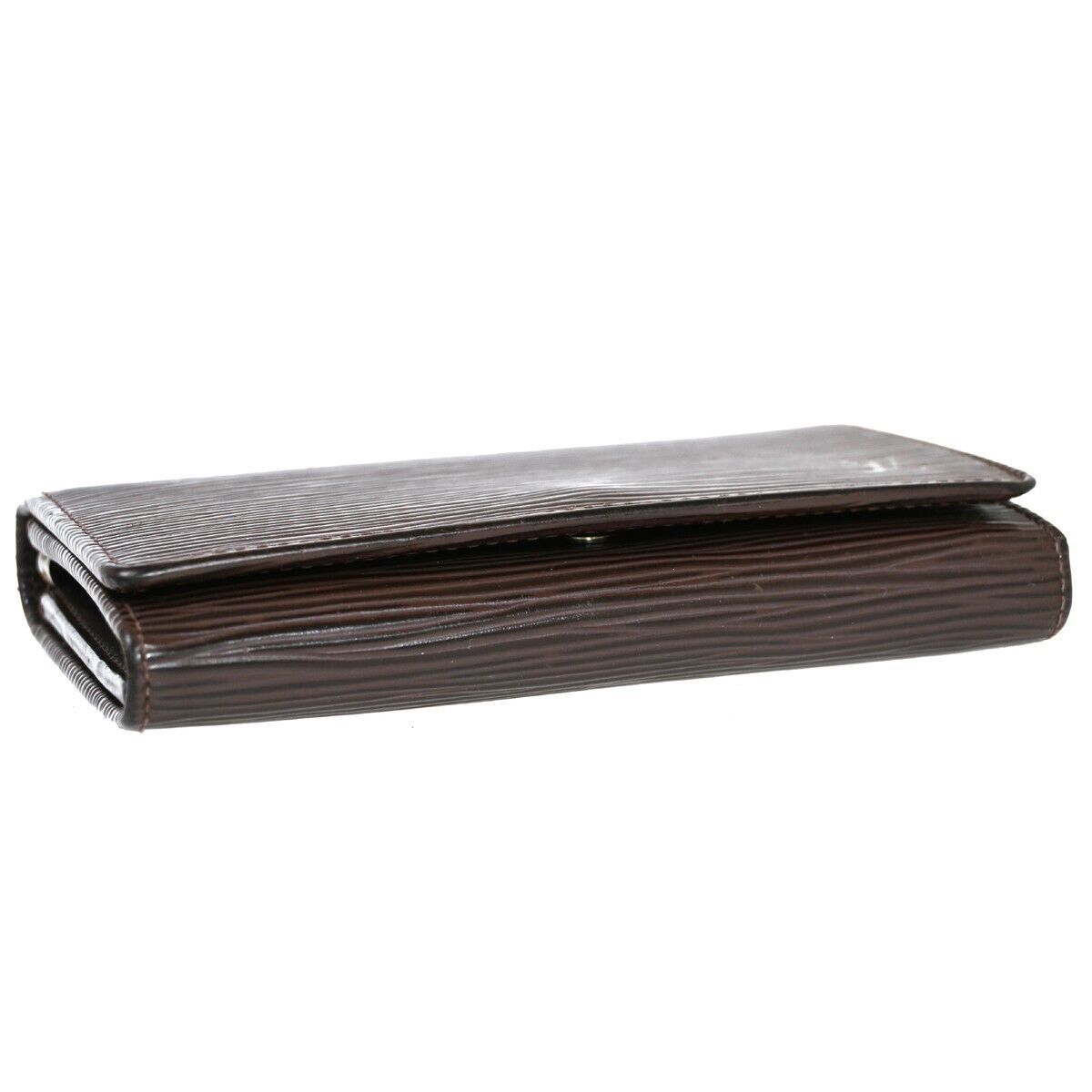 LOUIS VUITTON Portefeuille Tresor Bifold Wallet Epi Leather Brown M6350D 67HB294