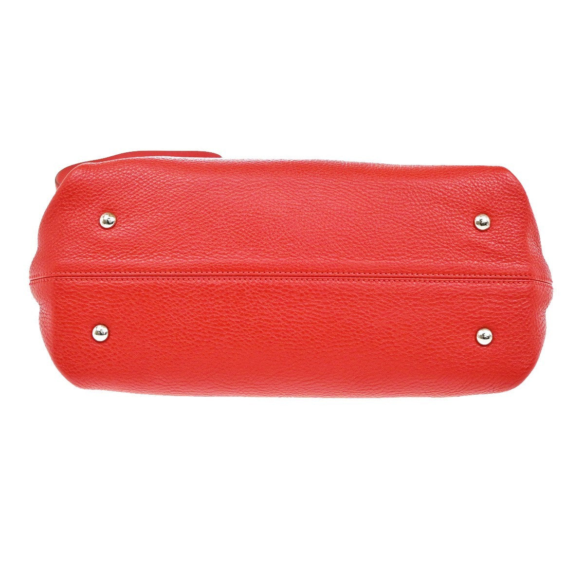 SALVATORE FERRAGAMO Gancini 2Way Shoulder Hand Bag Leather Red SHW 34KB417