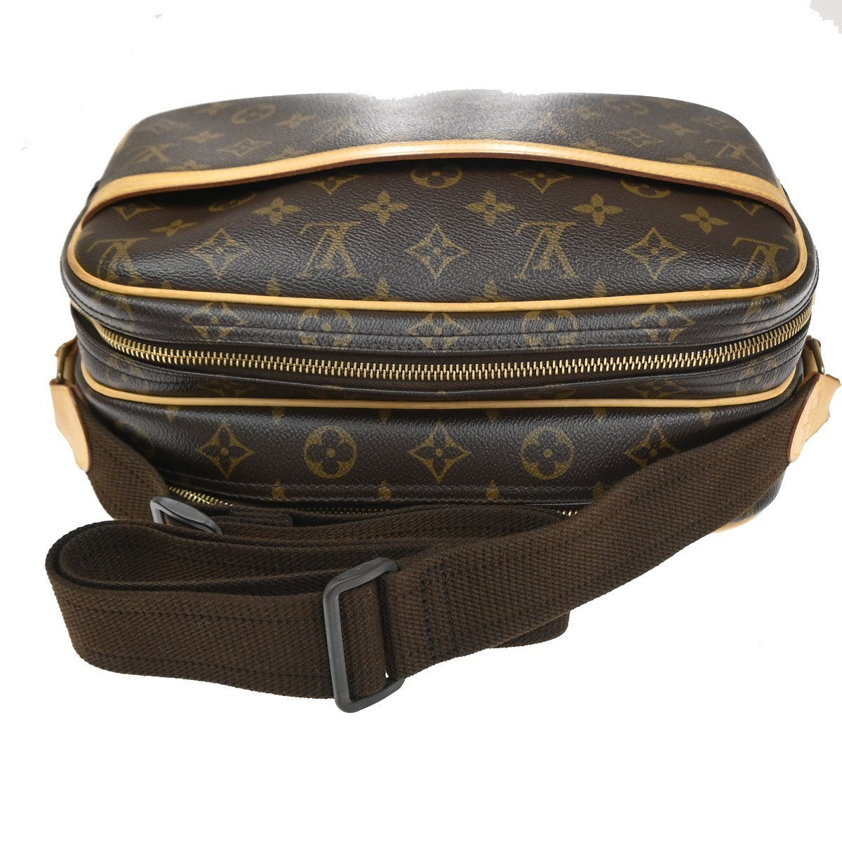 LOUIS VUITTON Reporter PM Crossbody Shoulder Bag Monogram Leather M45254 14YH988