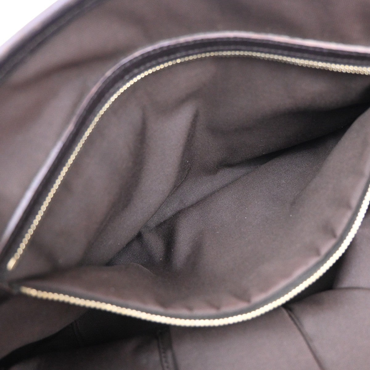 GUCCI Logo Sherry GG Pattern Shoulder Bag Canvas Leather Brown Italy 34YH198