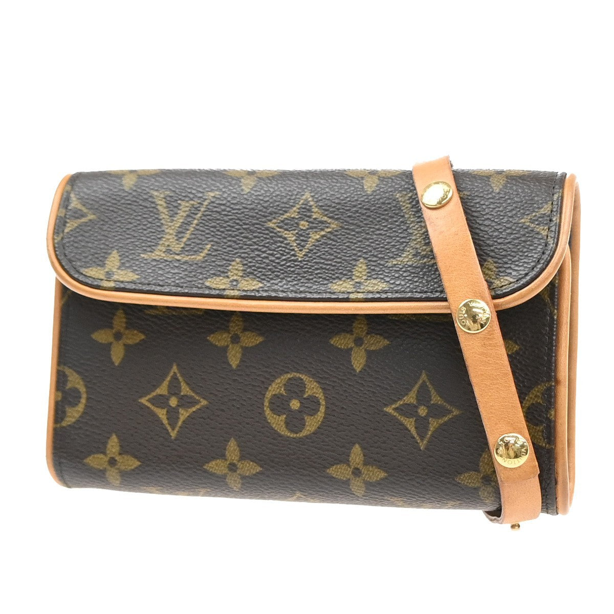 LOUIS VUITTON Pochette Florentine Bum Bag #S Monogram Leather BN M51855 74MA569