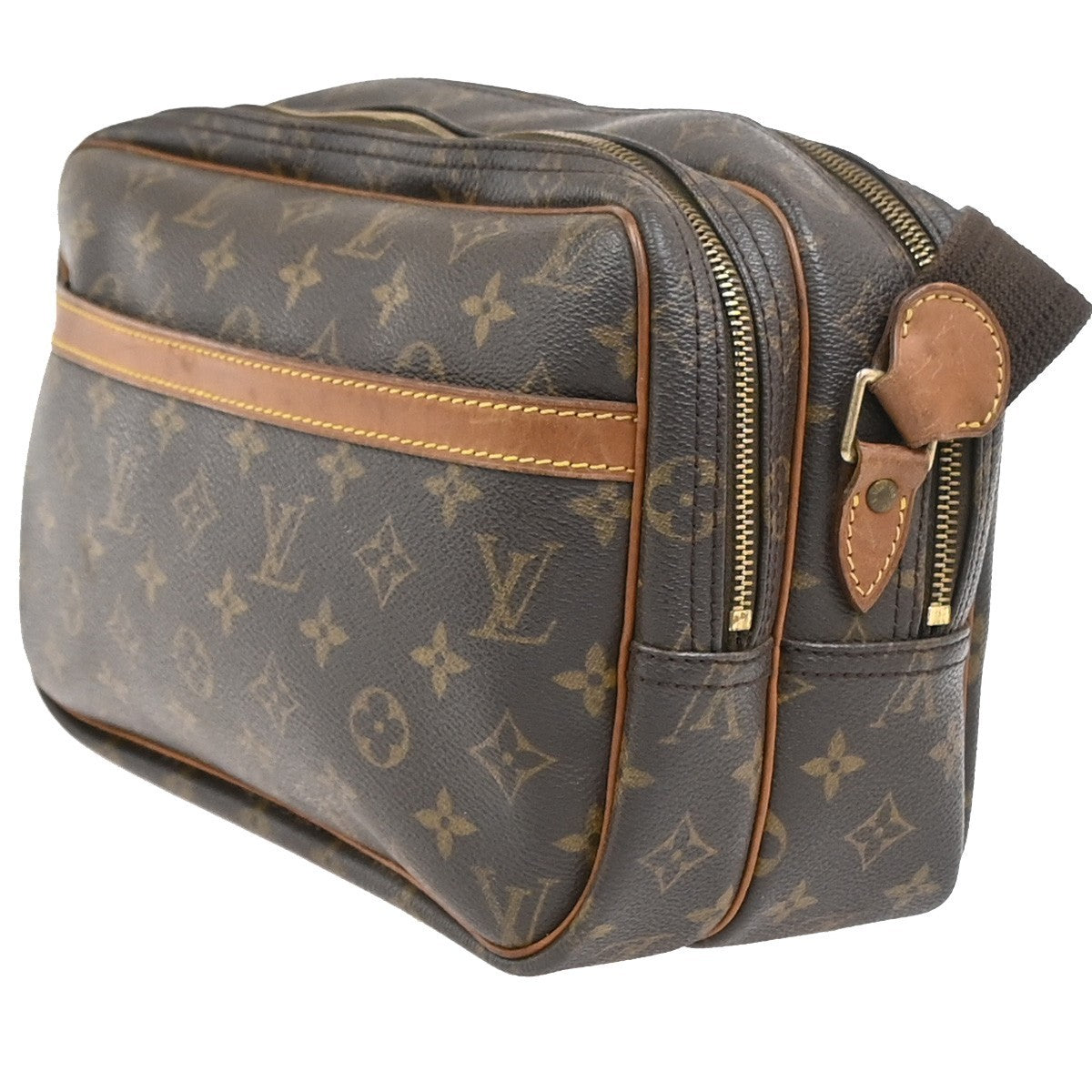 LOUIS VUITTON Reporter PM Crossbody Shoulder Bag Monogram Leather M45254 88YJ025