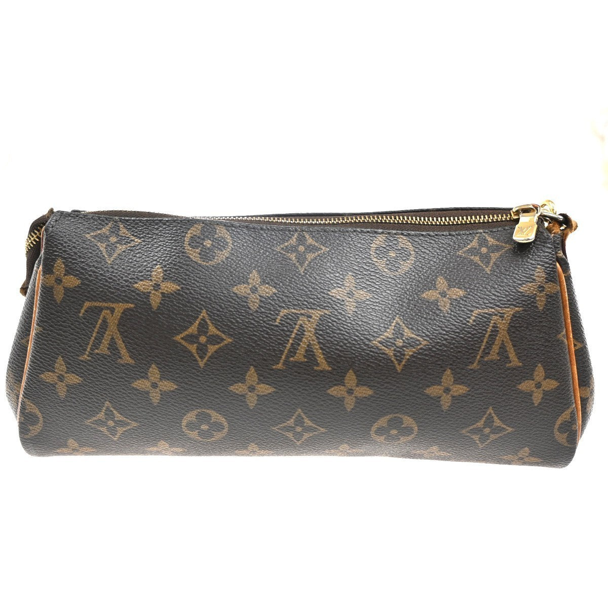 LOUIS VUITTON Eva 2Way Chain Shoulder Bag Monogram Leather Brown M95567 42KC121