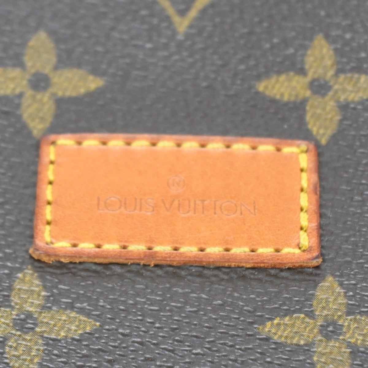 LOUIS VUITTON Logo Saumur 30 Shoulder Bag Monogram Leather Brown M42256 70CA884