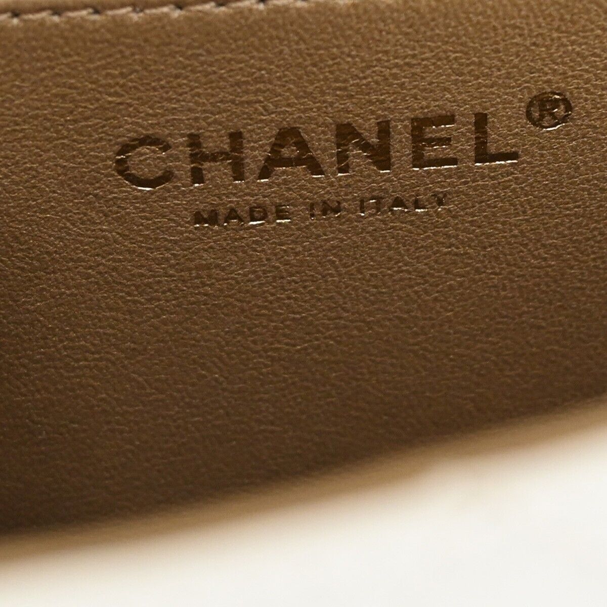 CHANEL CC Mini Matelasse Imitation Pearl Chain Shoulder Bag Leather WE 870RJ439