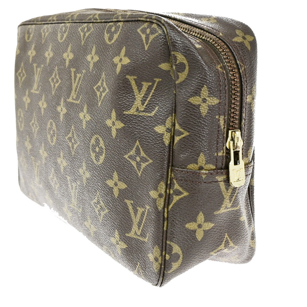 LOUIS VUITTON Trousse Toilette 28 Clutch Hand Bag Monogram Brown M47522 64SJ382