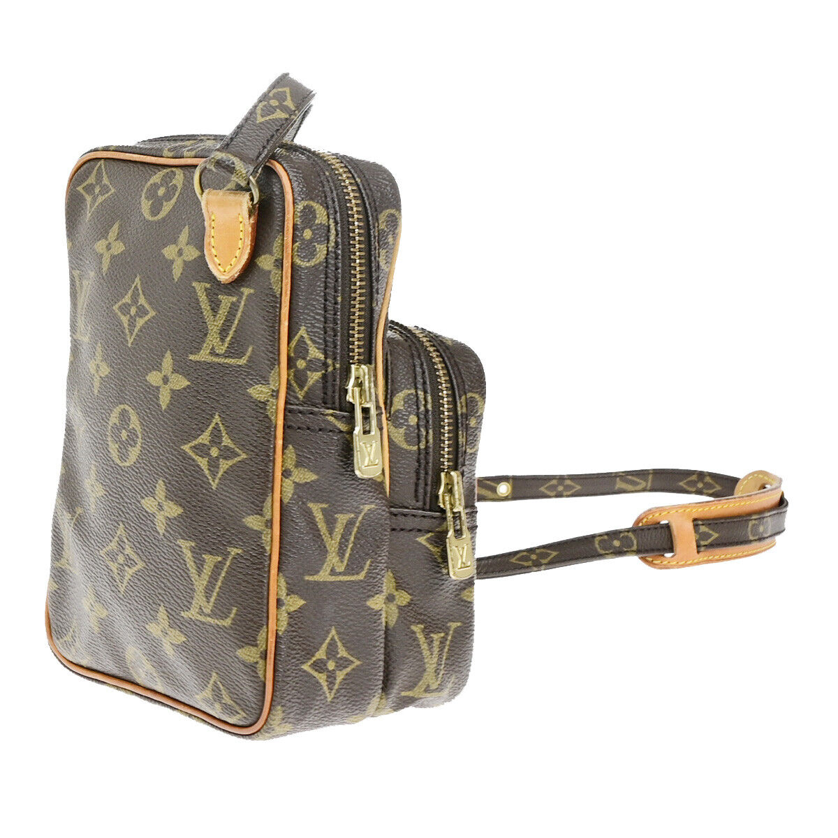 LOUIS VUITTON Mini Amazon Shoulder Bag Monogram Leather Brown M45238 85YF118