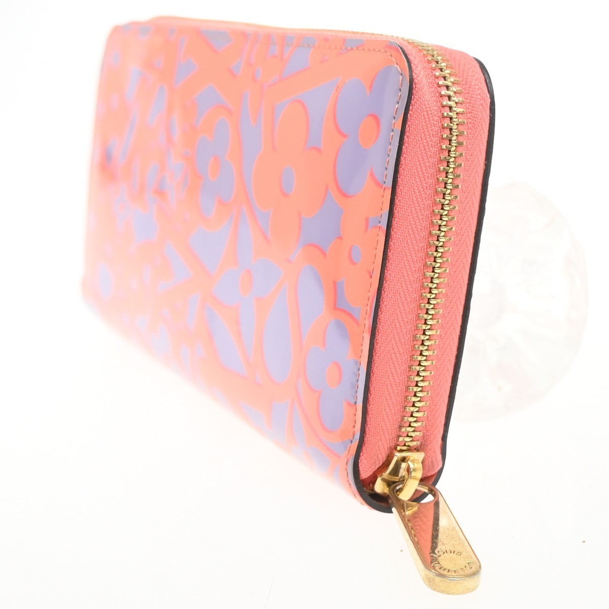 LOUIS VUITTON Zippy Wallet Sweet Monogram Vernis Patent Leather M90124 70MA355