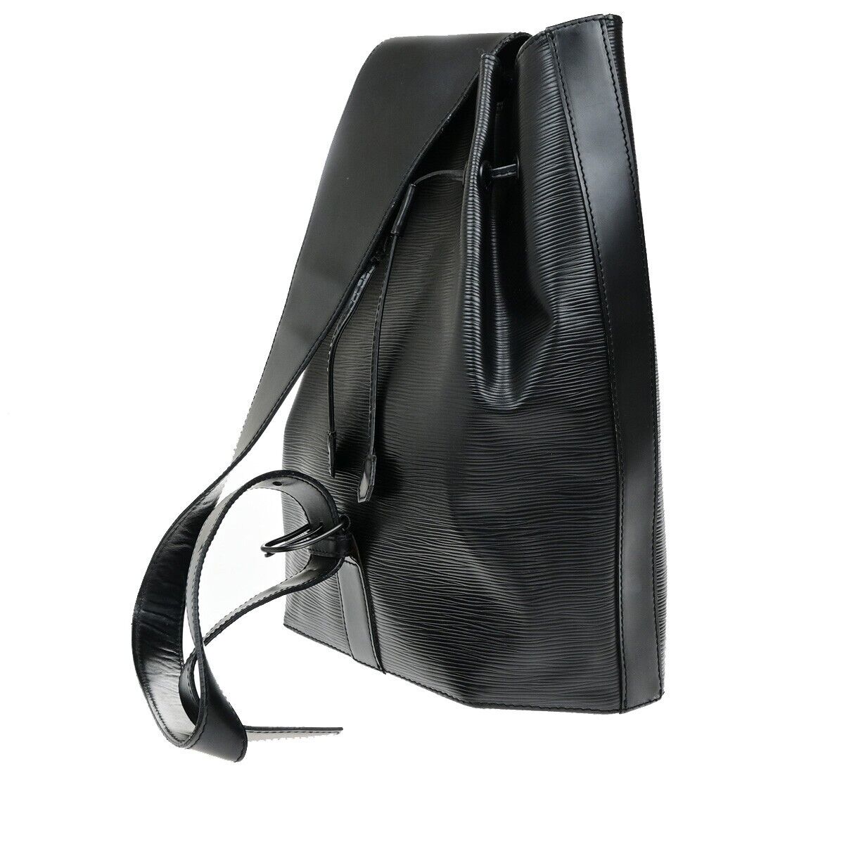 LOUIS VUITTON LV Sac A Dos Shoulder Bag Epi Leather Black France M80153 86ED683