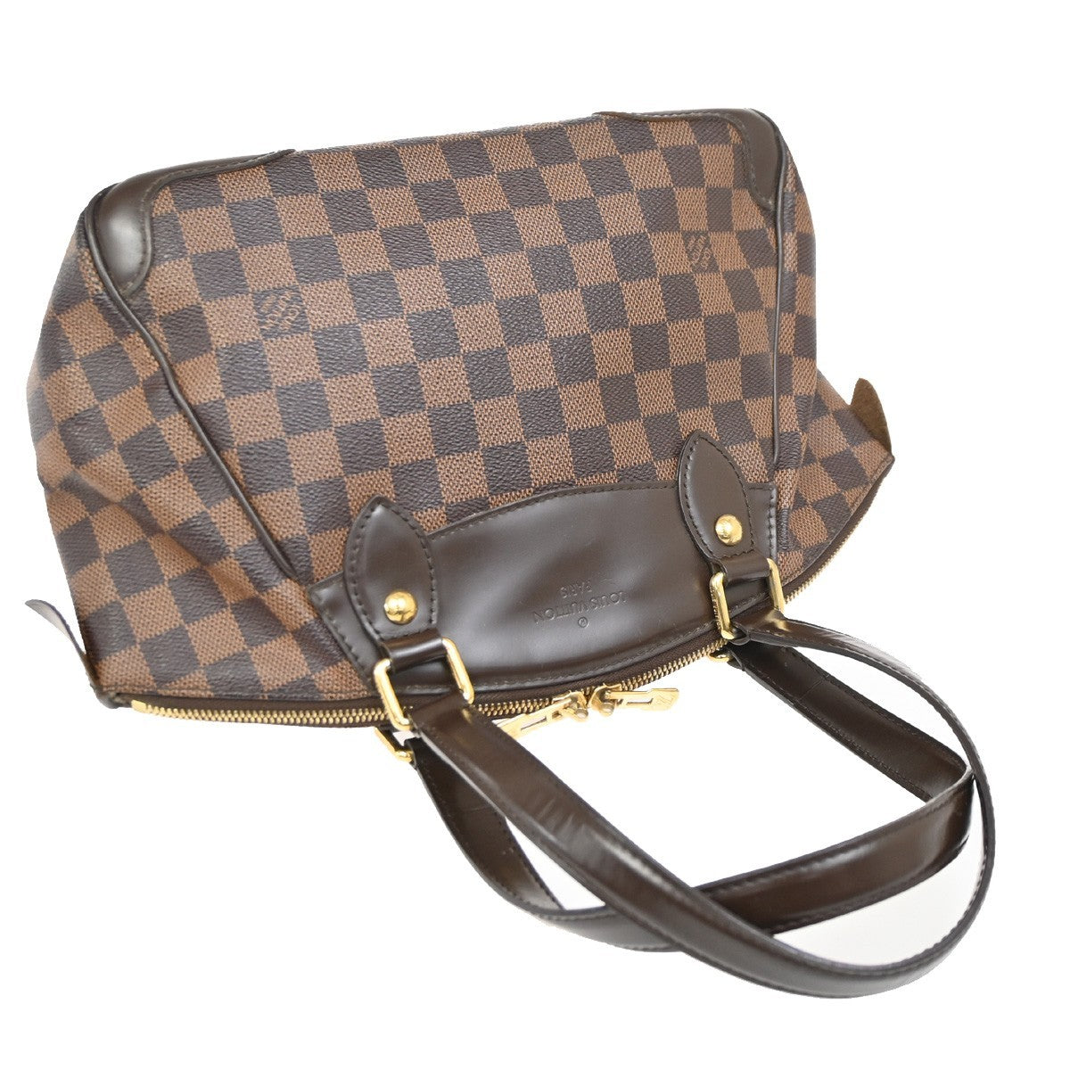 LOUIS VUITTON Verona PM Shoulder Bag Damie Ebene Leather Brown N41117 17KB791