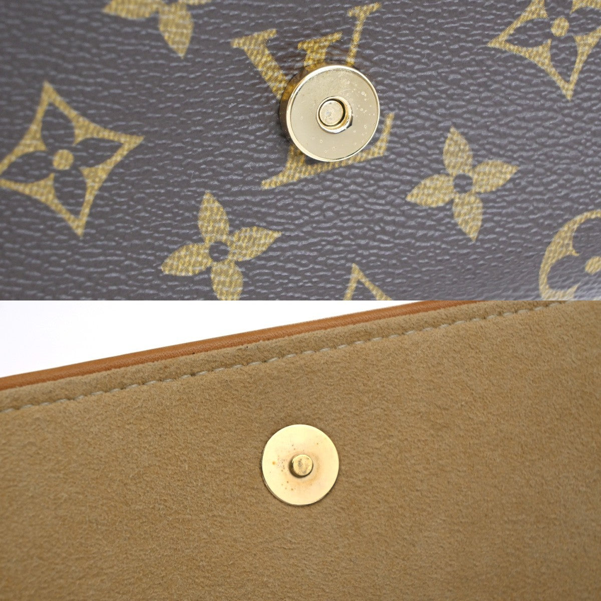 LOUIS VUITTON Pochette Twin GM 2Way Shoulder Bag Monogram Brown M51852 86KC982