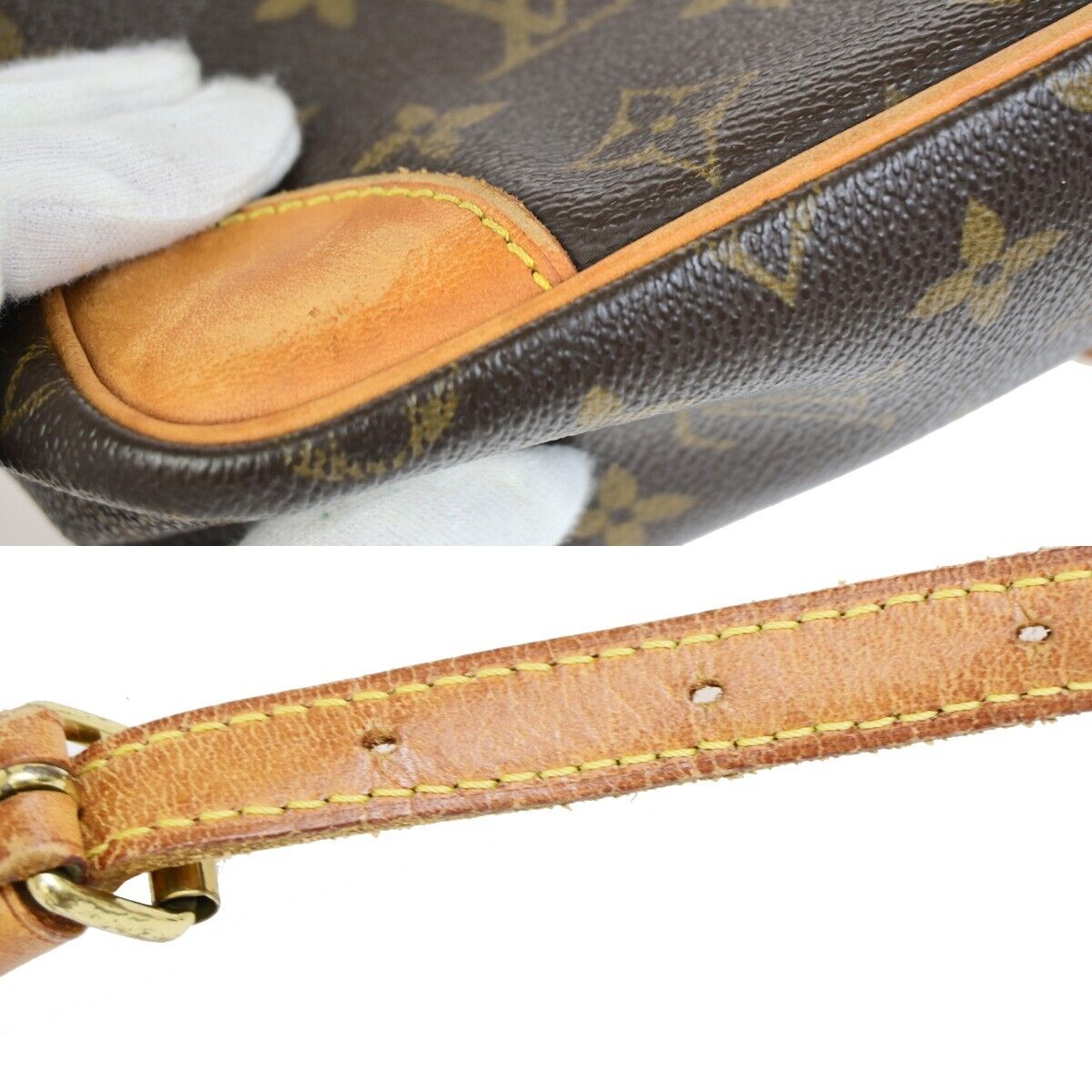 LOUIS VUITTON Trocadero 30 Shoulder Bag Monogram Leather Brown M51272 62EC882