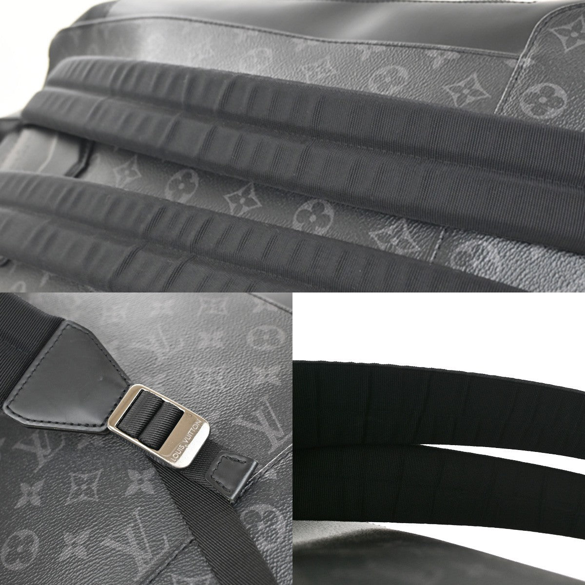 LOUIS VUITTON Explorer Backpack Bag Monogram Eclipse Leather BK M40527 691RL414