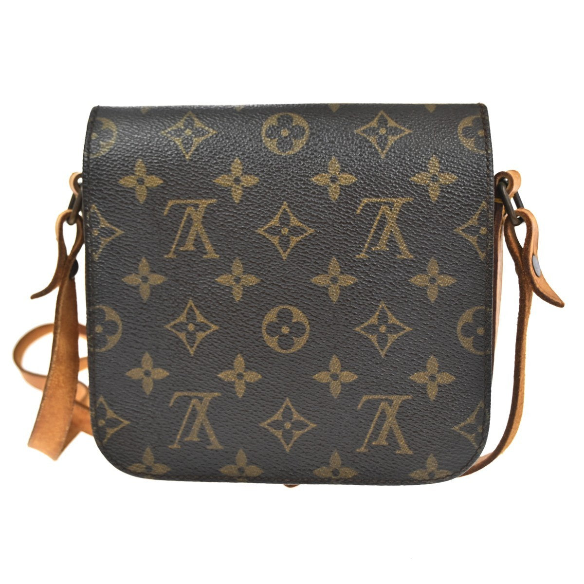 LOUIS VUITTON Mini Cartouchiere Shoulder Bag Monogram Leather BN M51254 32KC134