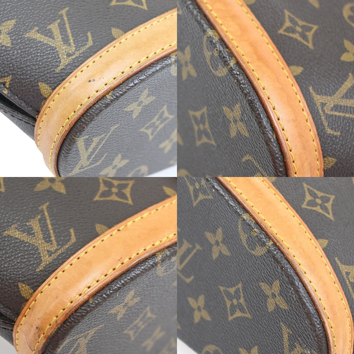 LOUIS VUITTON BABYLONE Shoulder Bag Monogram Leather Brown France M51102 89YH983