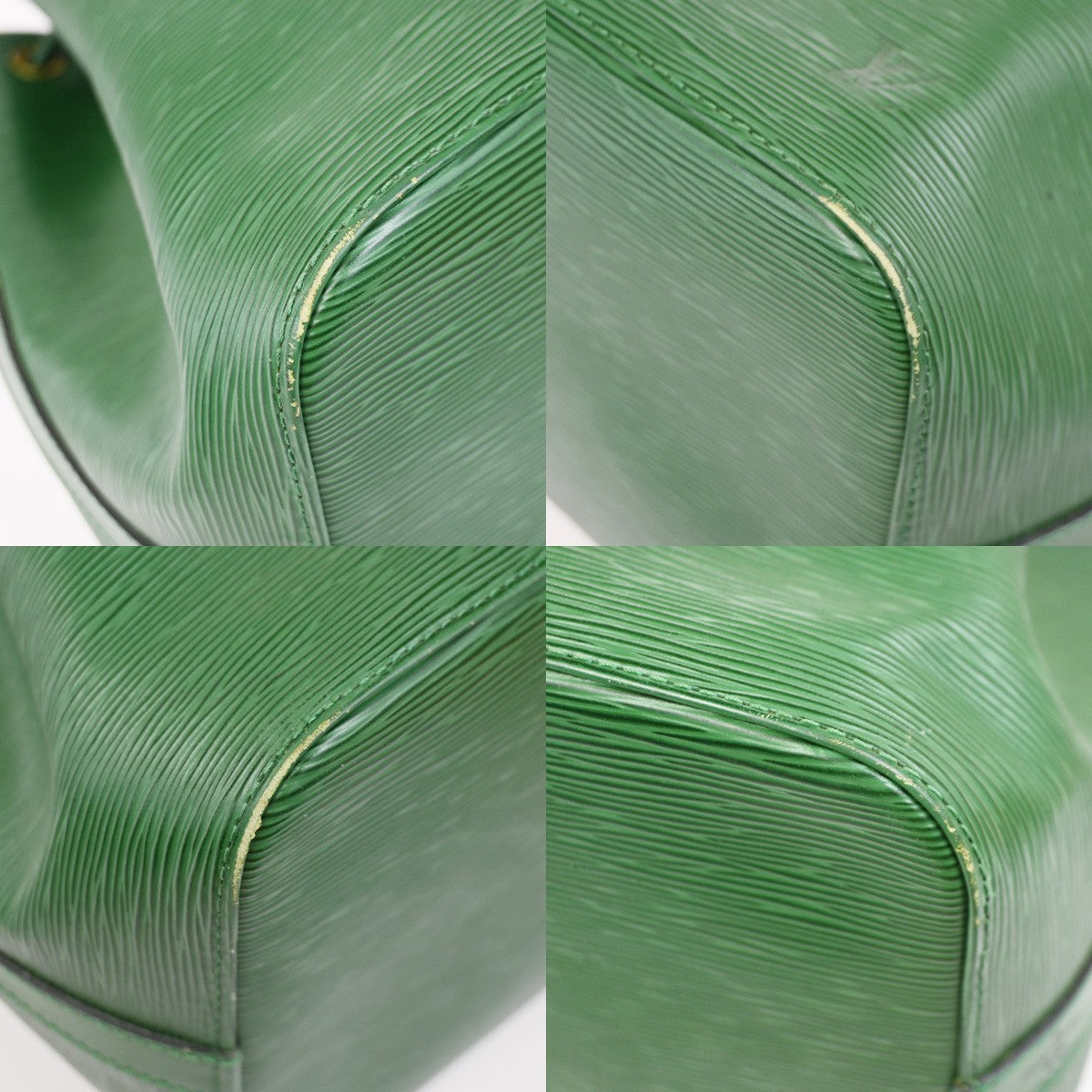 LOUIS VUITTON Petit Noe Drawstring Shoulder Bag Epi Leather Green M44104 88ZA318