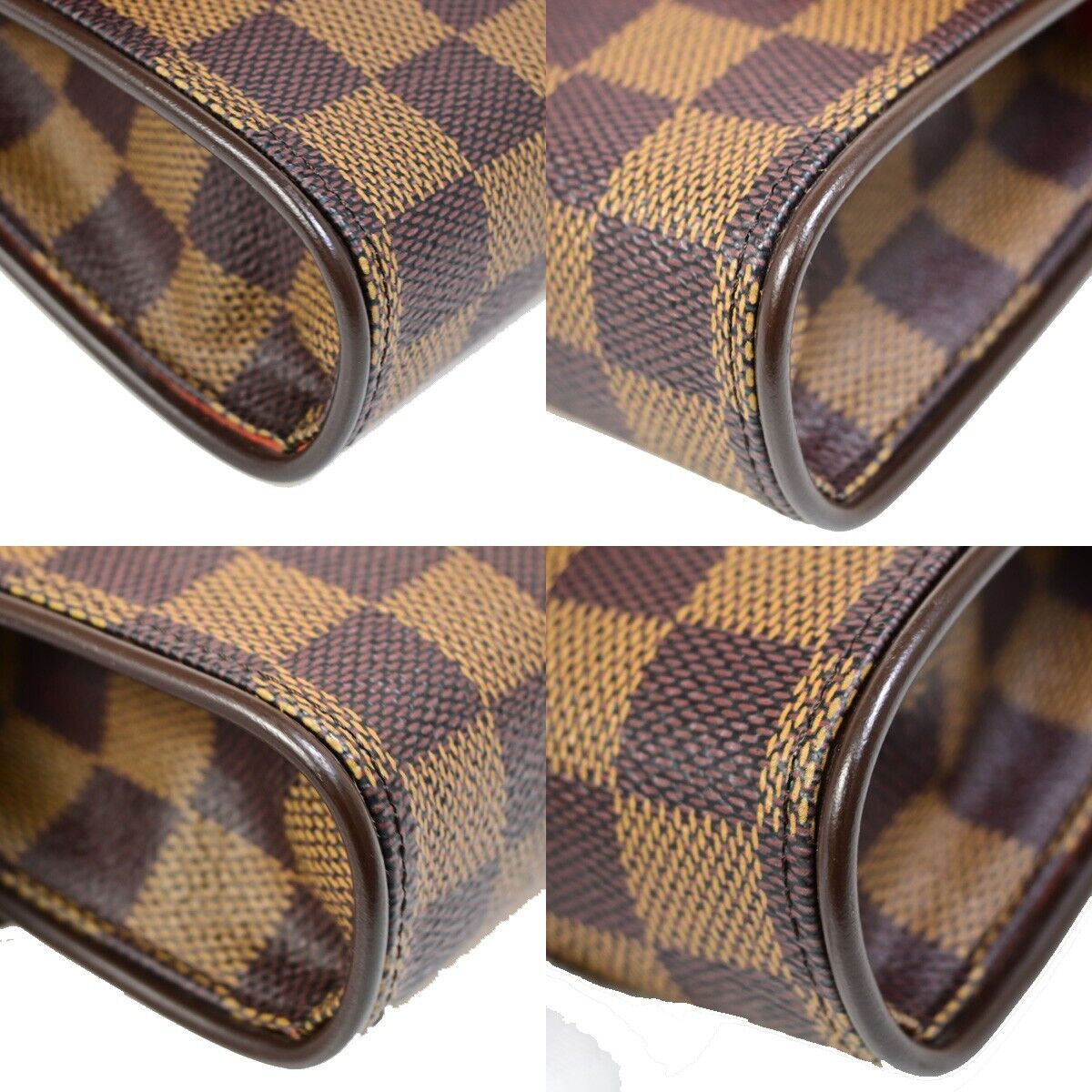 LOUIS VUITTON Pochette Florentine Bum Bag Damier Leather Brown N51856 59FA605
