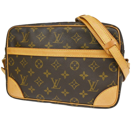 LOUIS VUITTON Trocadero 27 Shoulder Bag Monogram Leather Brown M51274 97SH238