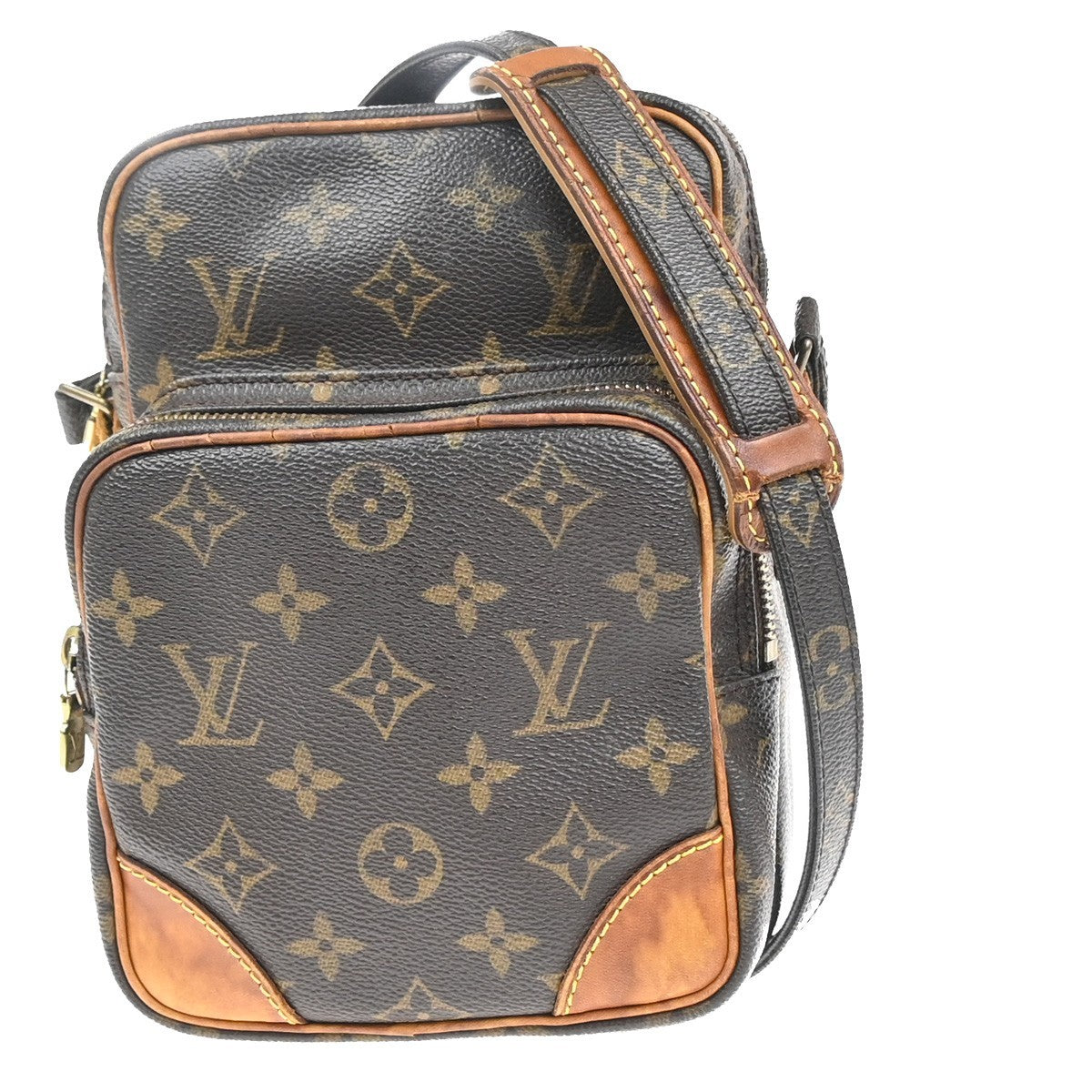 LOUIS VUITTON Amazon Crossbody Shoulder Bag Monogram Leather BN M45236 65KD039