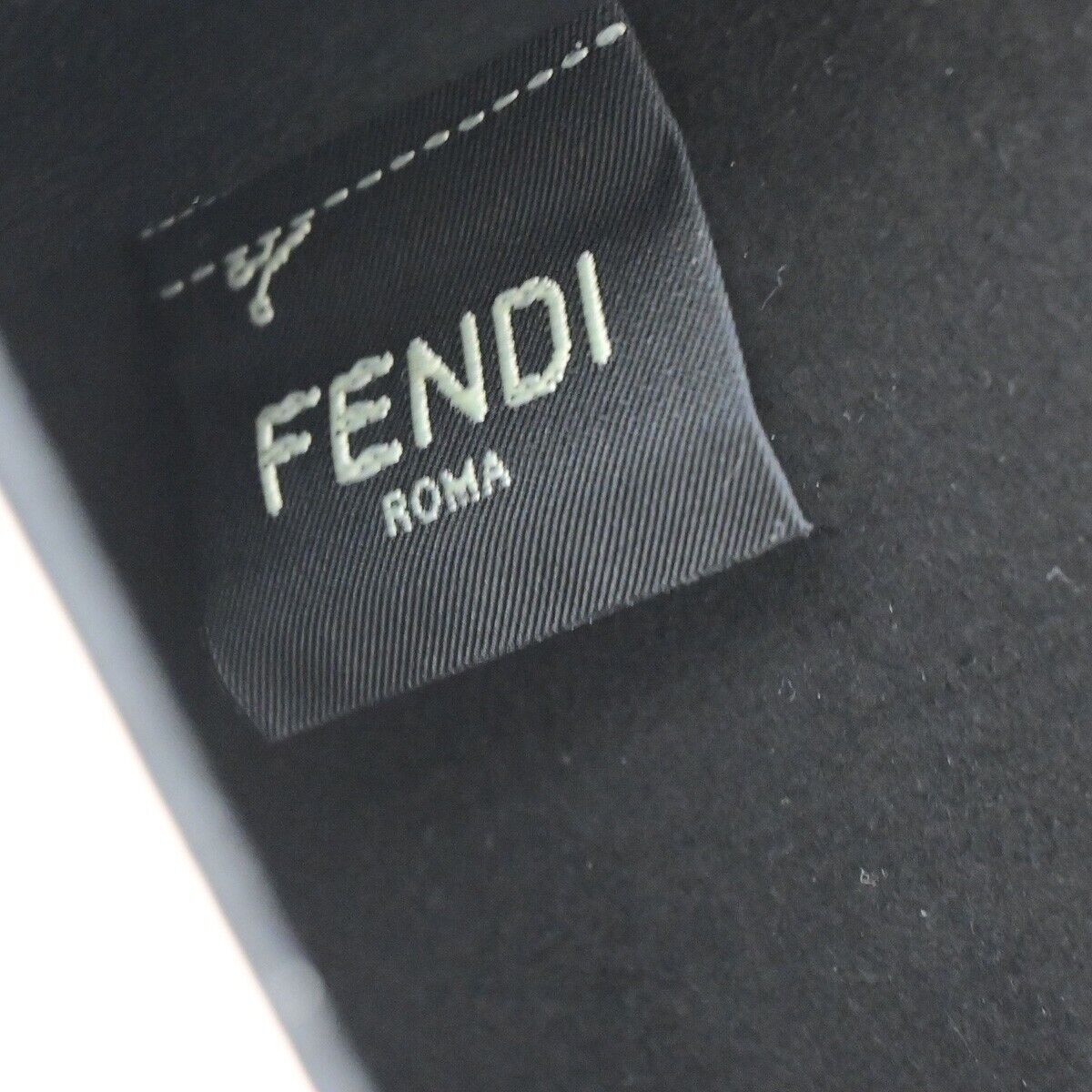 FENDI Logo Horizontal Box Shoulder Bag Leather Pink GHW Made in Italy 99RK677