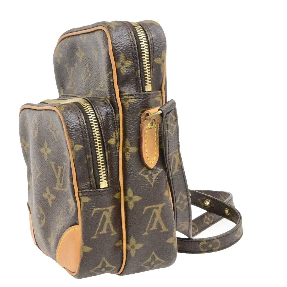 LOUIS VUITTON Amazon Crossbody Shoulder Bag Monogram Leather BN M45236 17EE087