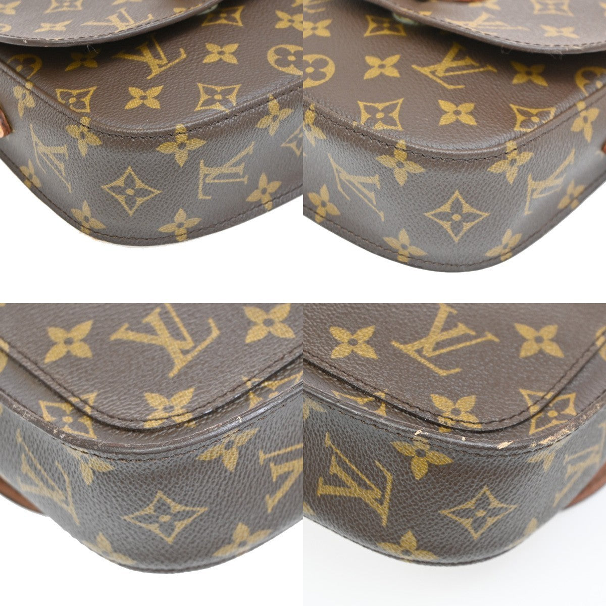 LOUIS VUITTON Mini Saint Cloud Shoulder Bag Monogram Leather BN M51244 72MA036