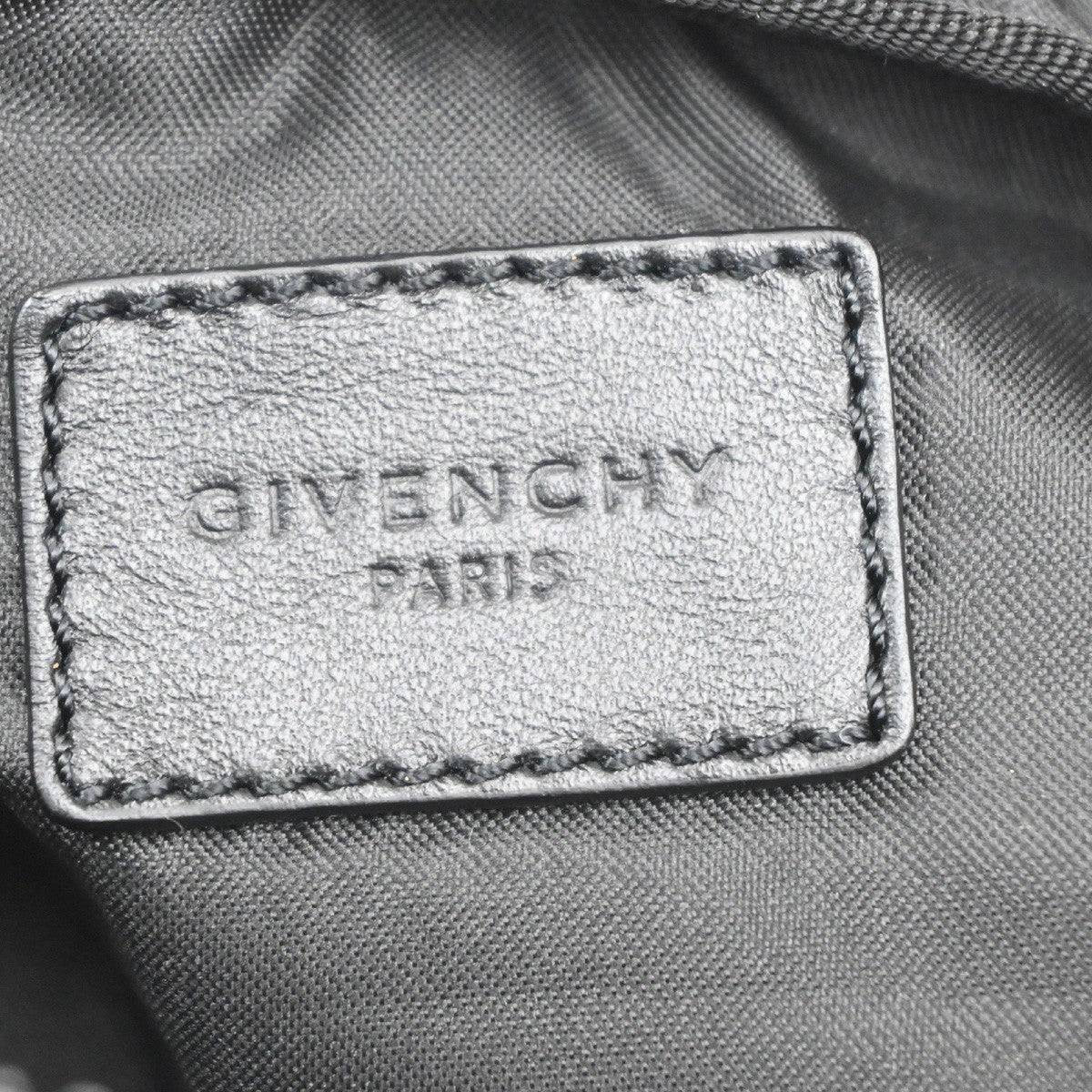GIVENCHY Logo Bum Body Bag Canvas Leather Black Romania 34MA172