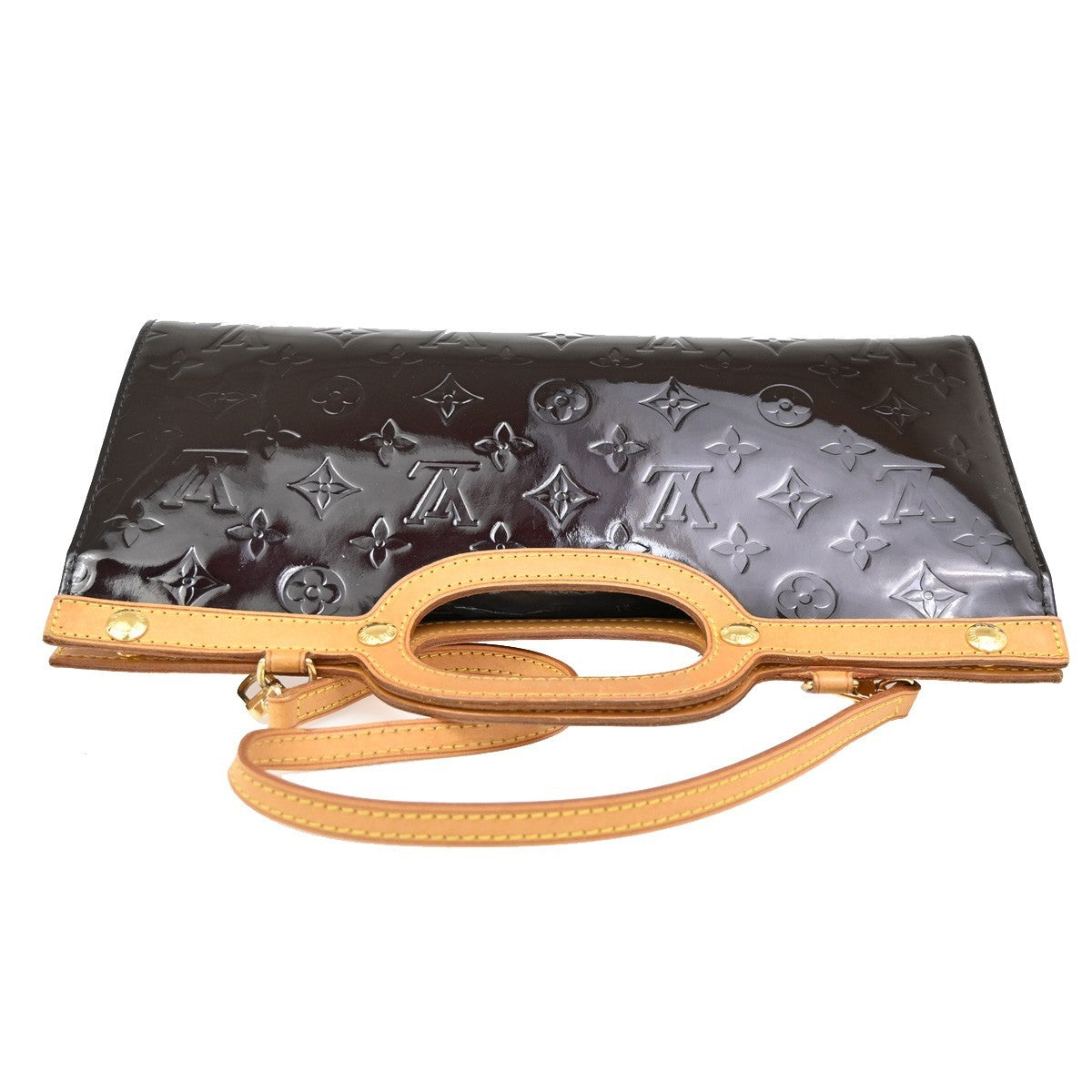 LOUIS VUITTON Roxbury Drive 2Way Hand Bag Monogram Vernis AE M91995 85KB543