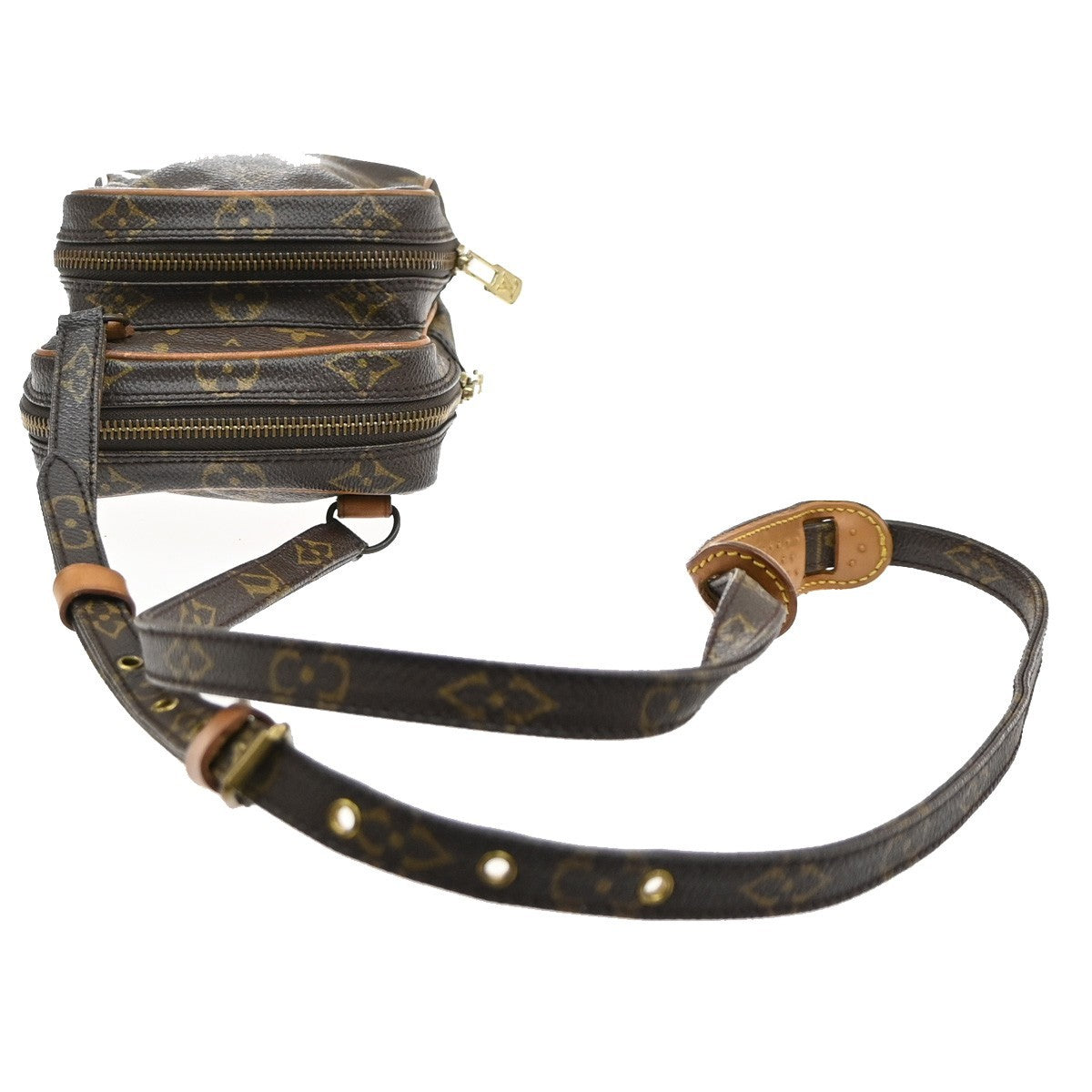 LOUIS VUITTON Mini Amazon Shoulder Bag Monogram Leather Brown M45238 86SA036