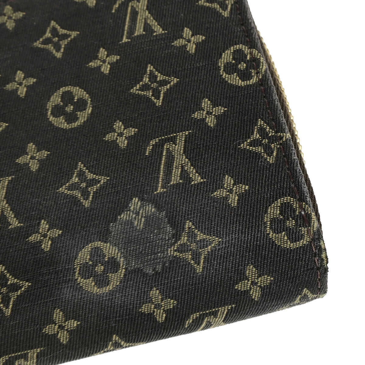 LOUIS VUITTON Zippy Wallet Monogram Mini Lin Canvas Leather BN M95235 69YF036