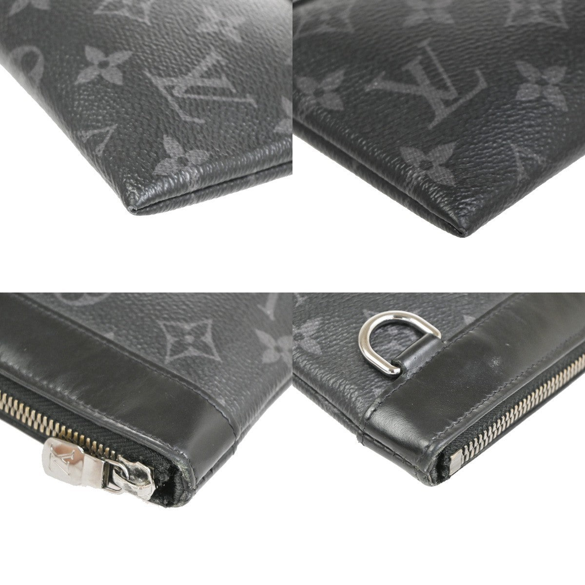 LOUIS VUITTON Pochette Discovery PM Wallet Monogram Eclipse BK M44323 62CA952