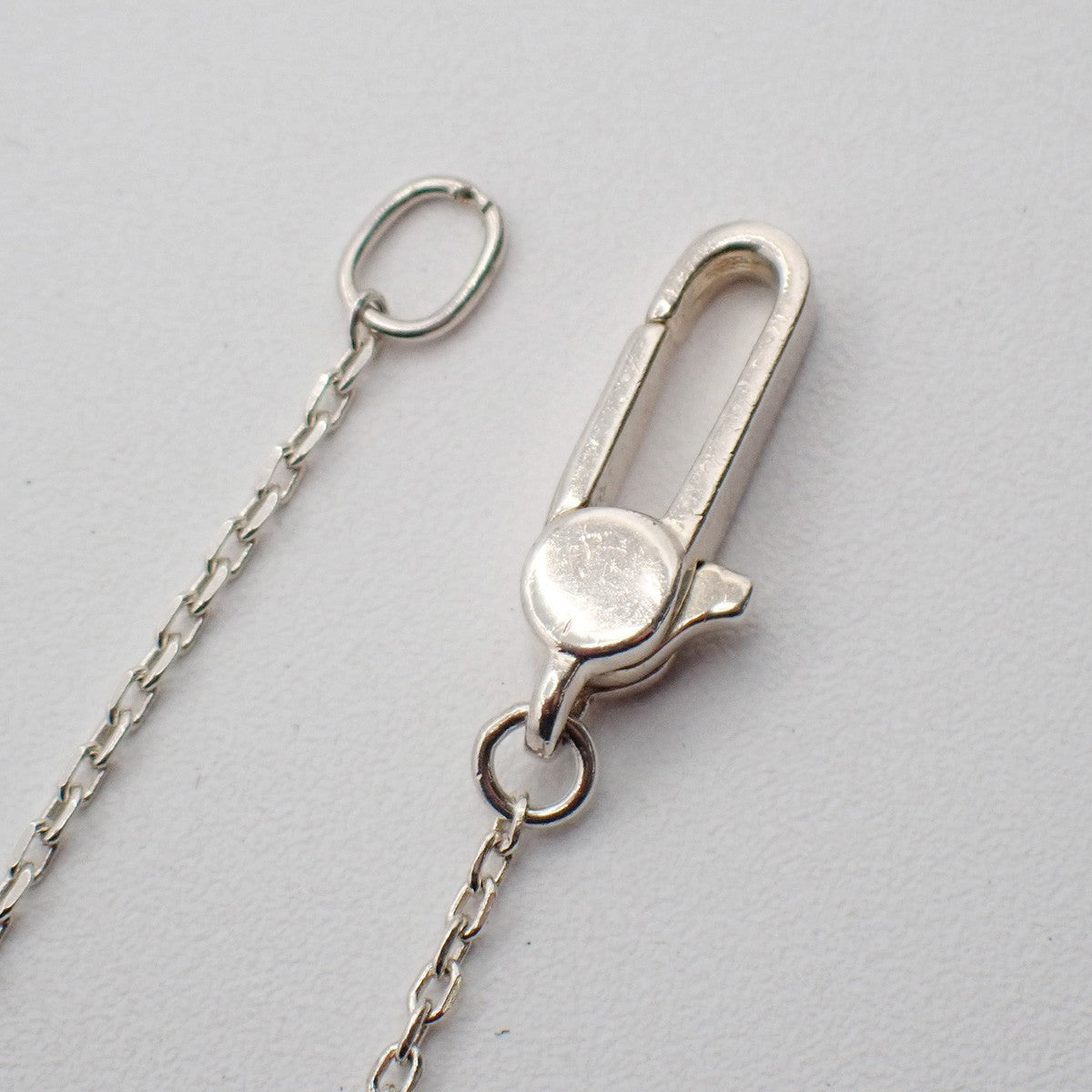 GUCCI Logo Trademark Heart Pendant Bracelet Ag 925 Silver Italy 09KP563