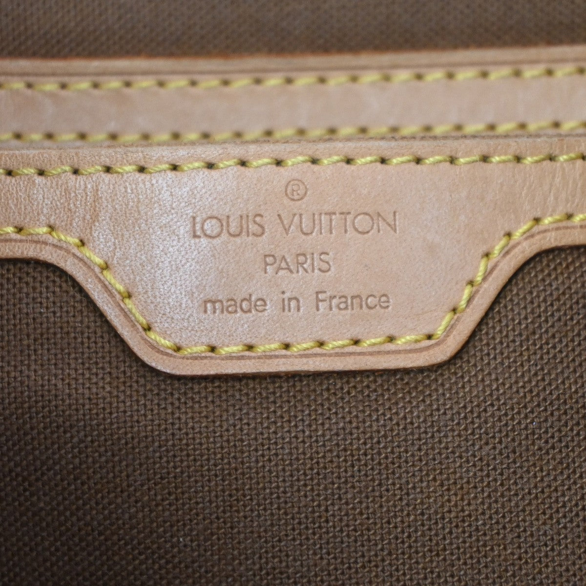 LOUIS VUITTON Montsouris GM Backpack Bag Monogram Leather Brown M51135 99PA036
