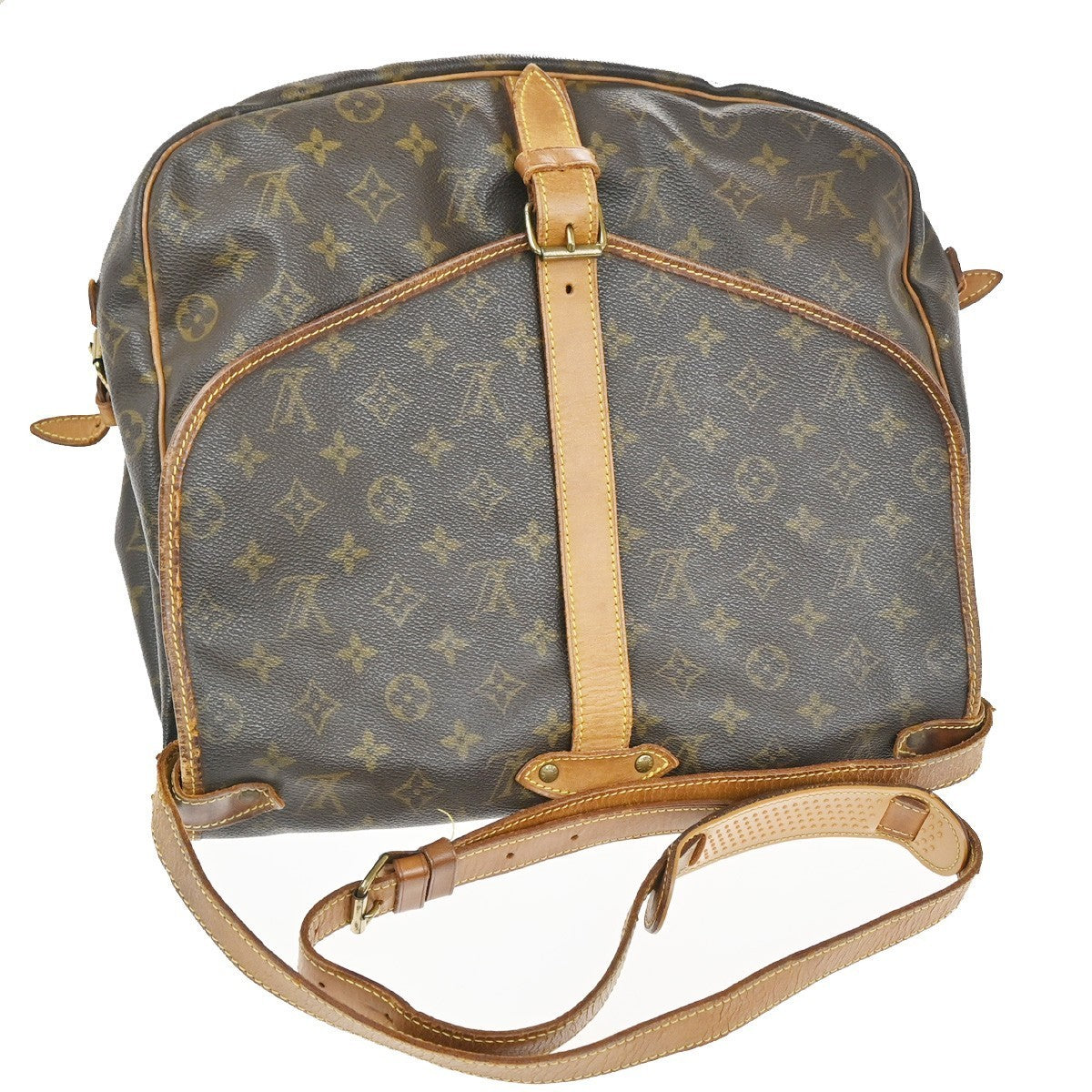 LOUIS VUITTON Saumur 35 Shoulder Bag Monogram Leather BN France M42254 86TA549